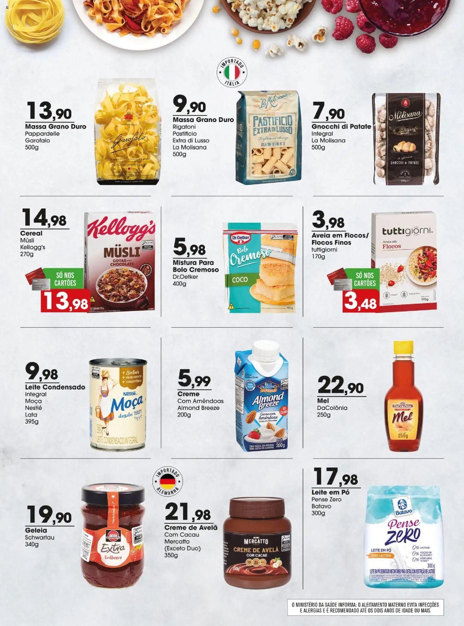 Zaffari Folheto - válido de 26.05.2026 | Página: 4 | Produtos: Chocolate, Massa, Flocos, Avelã