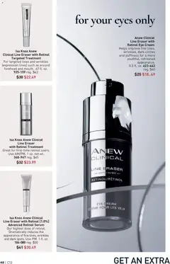 Preview of Avon weekly ads valid from 03.06.2026 | Page: 48 | Products: Eraser, Eye Cream, Cream