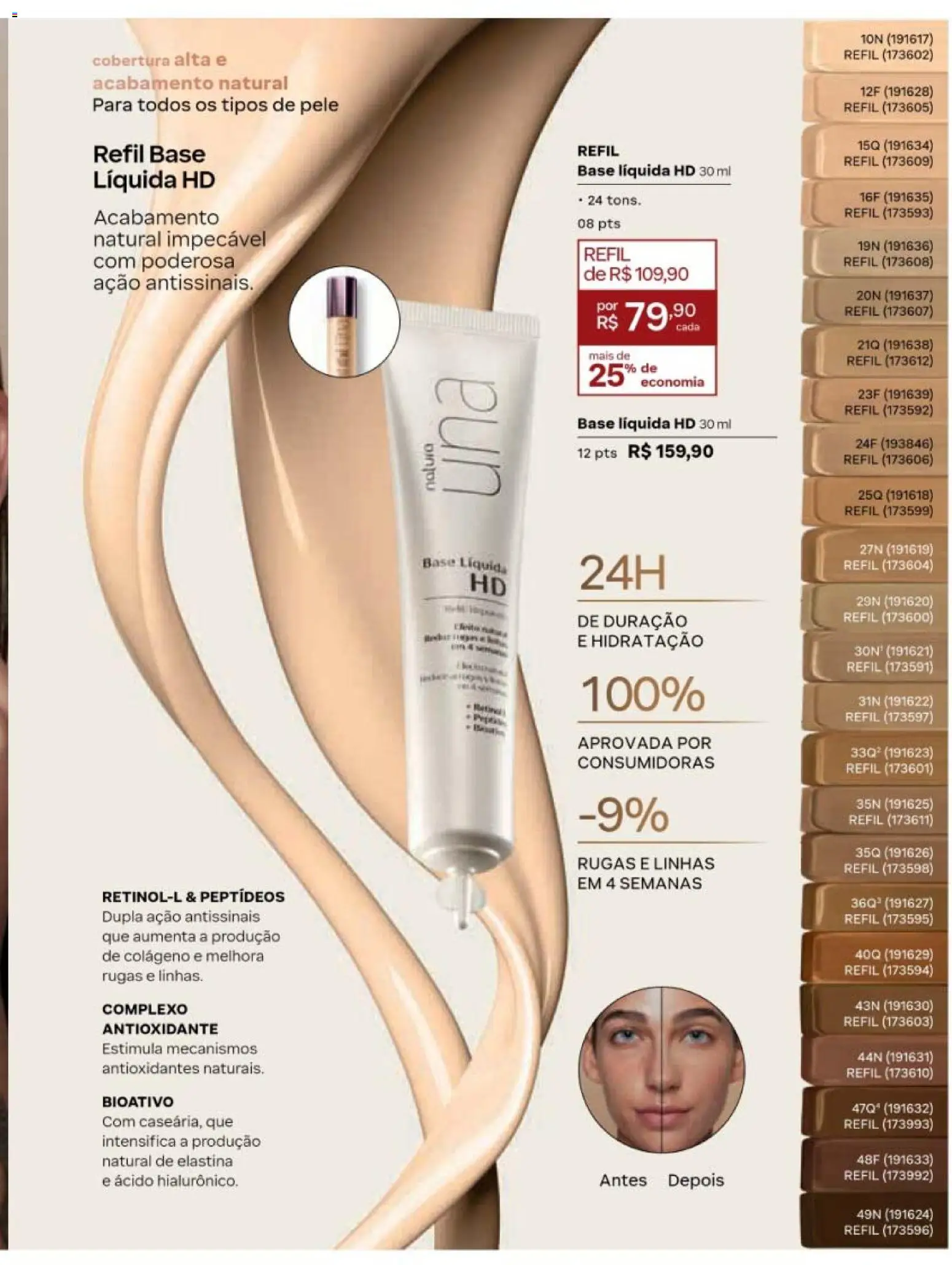 Natura Folheto - válido de 19/07/2026 | Página: 77 | Produtos: Colágeno, Base