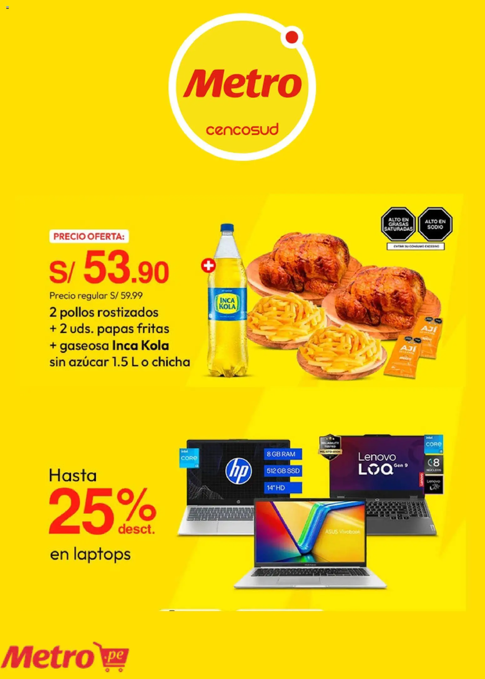 Catálogo Metro válido desde 04.05.2026 | Página: 6 | Productos: Papas fritas, Papas