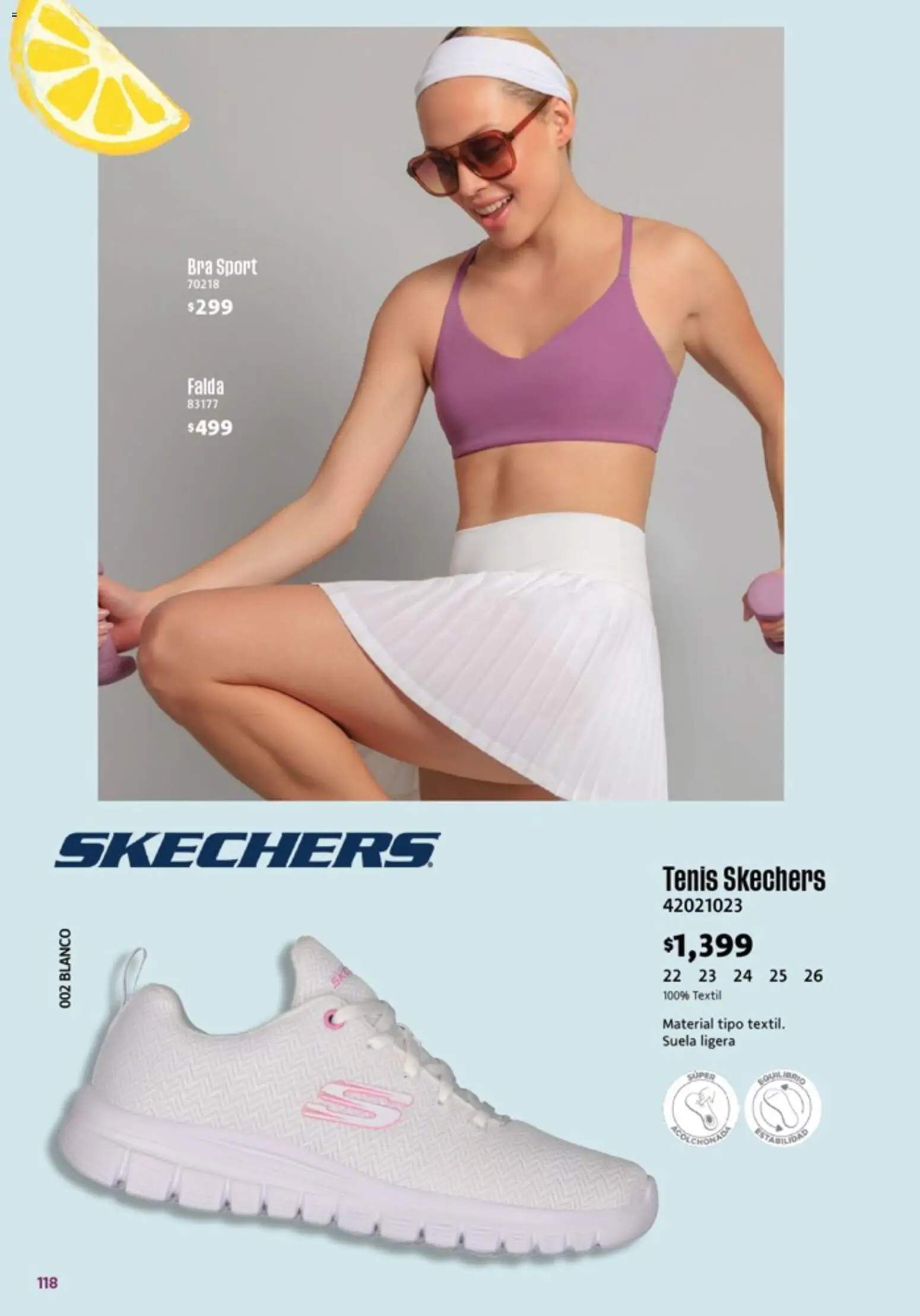 Nuevas ofertas de Ilusión válidas en toda la República Mexicana desde el 01.05.2026. ¡Encuentra las mejores ofertas en Ilusión catálogo Marcas Amigas! | Página: 120 | Productos: Tenis, Falda