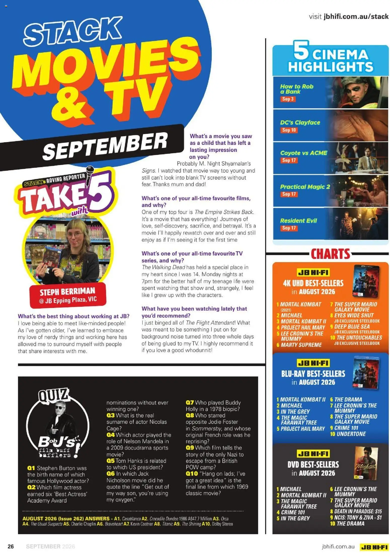 JB Hi-Fi catalogue - valid from 01/09/2026 | Page: 26 | Products: Saw, Tv, Stereo