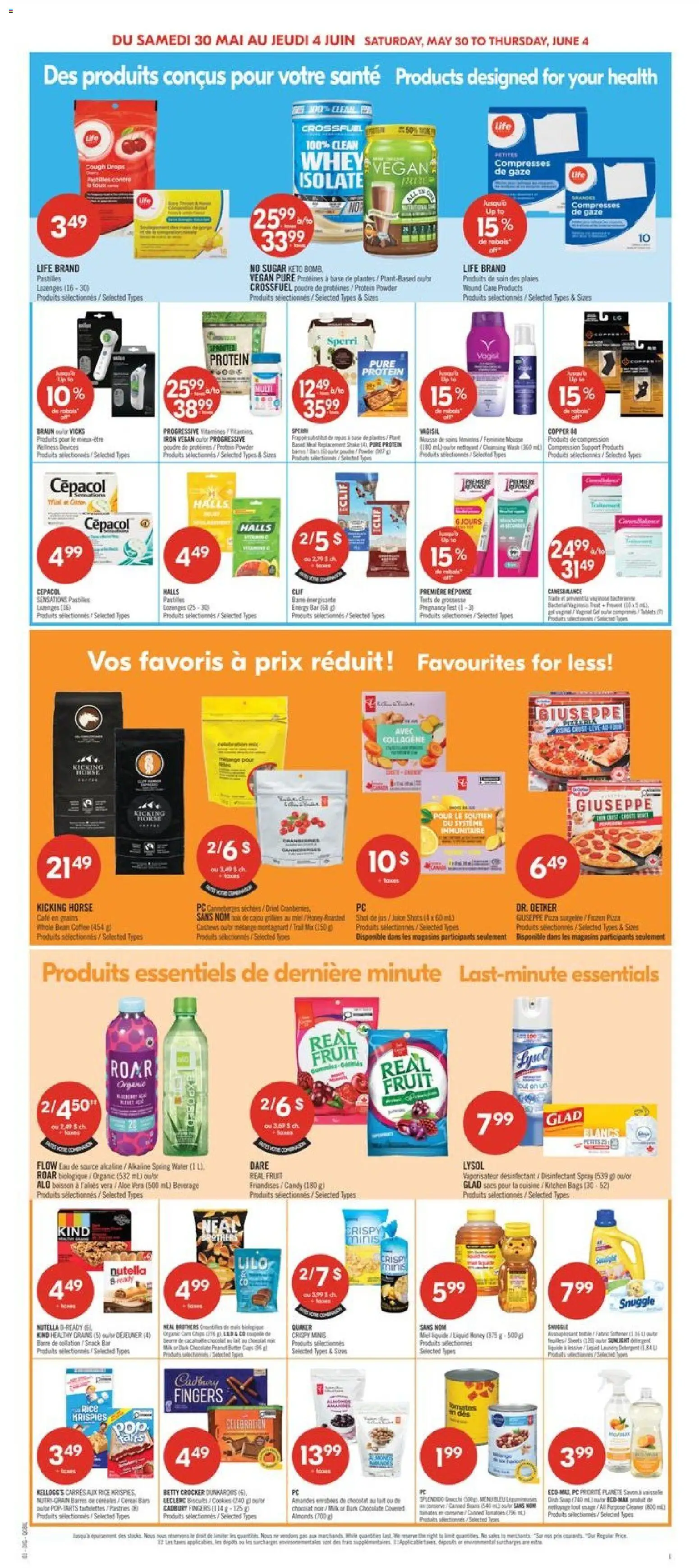 Pharmaprix flyer valid from 29.05.2026 | Page: 15 | Products: Iron, Soap, Fabric softener, Detergent