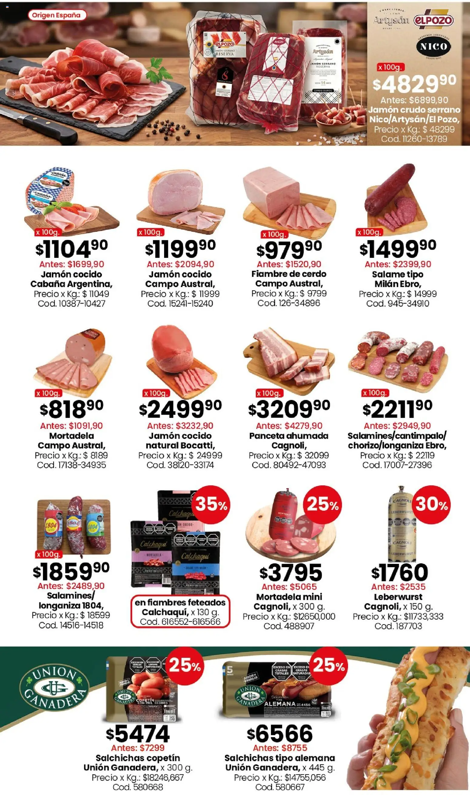 Coto ofertas │ válido desde el 11.05.2026 | Página: 9 | Productos: Jamón crudo, Mortadela, Salame, Cerdo