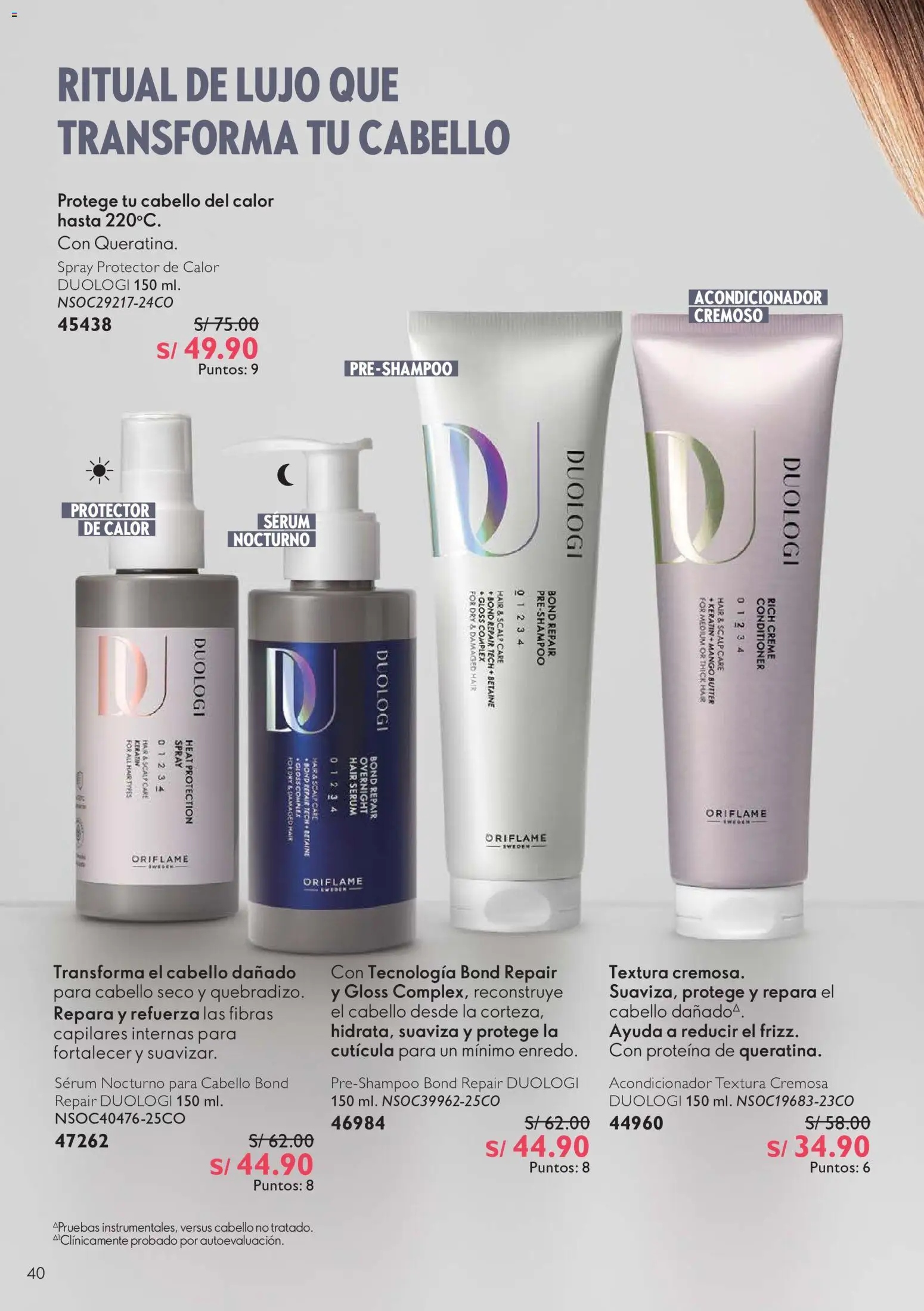 Catálogo Oriflame válido desde 01/08/2026 | Página: 40 | Productos: Acondicionador
