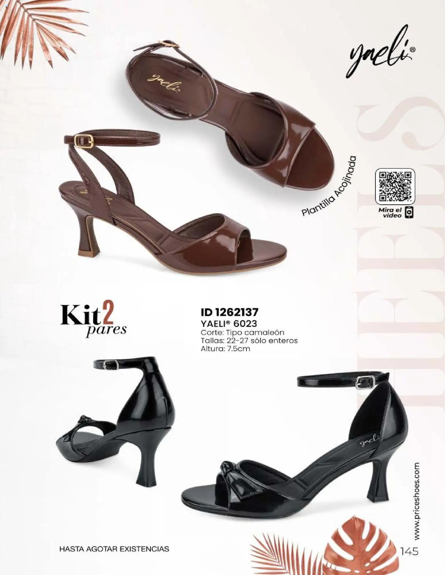 Nuevas ofertas de Price Shoes válidas en toda la República Mexicana desde el 23/06/2026. ¡Encuentra las mejores ofertas en Price Shoes catálogo Sandalias 2026! | Página: 145 | Productos: Video