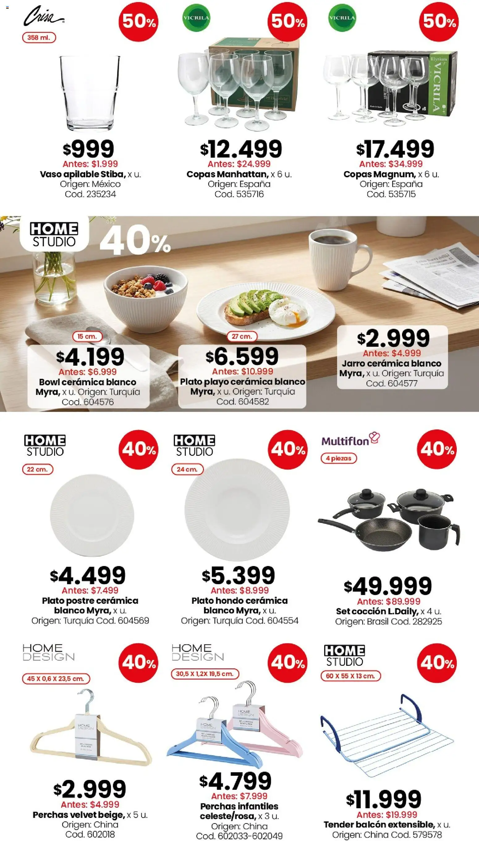 Coto - Ofertas Bazar, deco, aire libre y mascotas │ válido desde el 31/08/2026 | Página: 2 | Productos: Bowl, Magnum, Tender, Postre