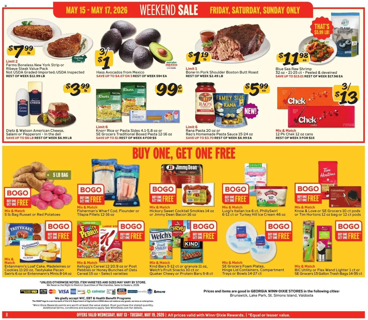 Winn Dixie Weekly Ad - valid from 13.05.2026 | Page: 8