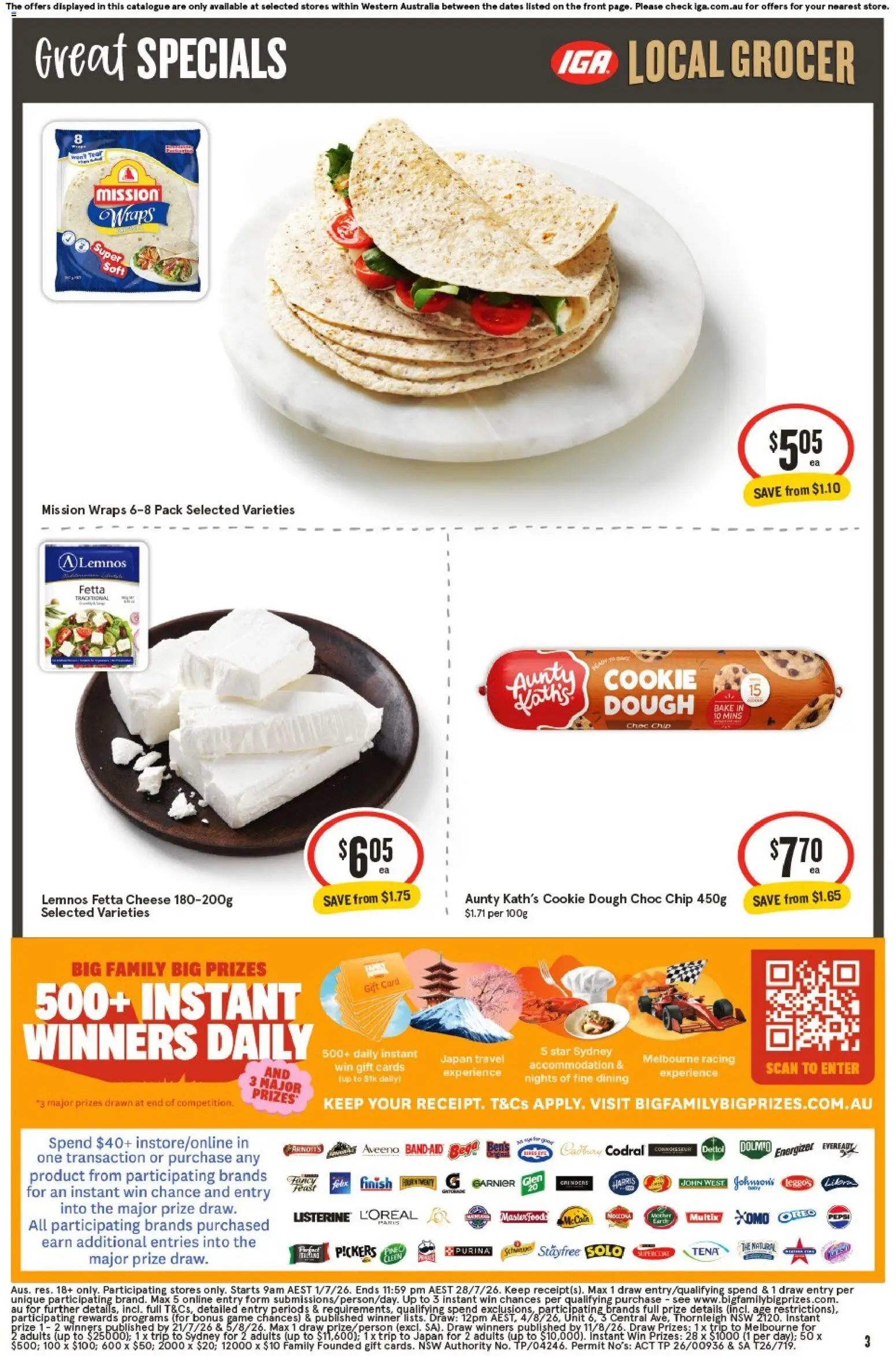 IGA catalogue - valid from 01/07/2026 | Page: 4 | Products: Cheese, Pepsi, Game