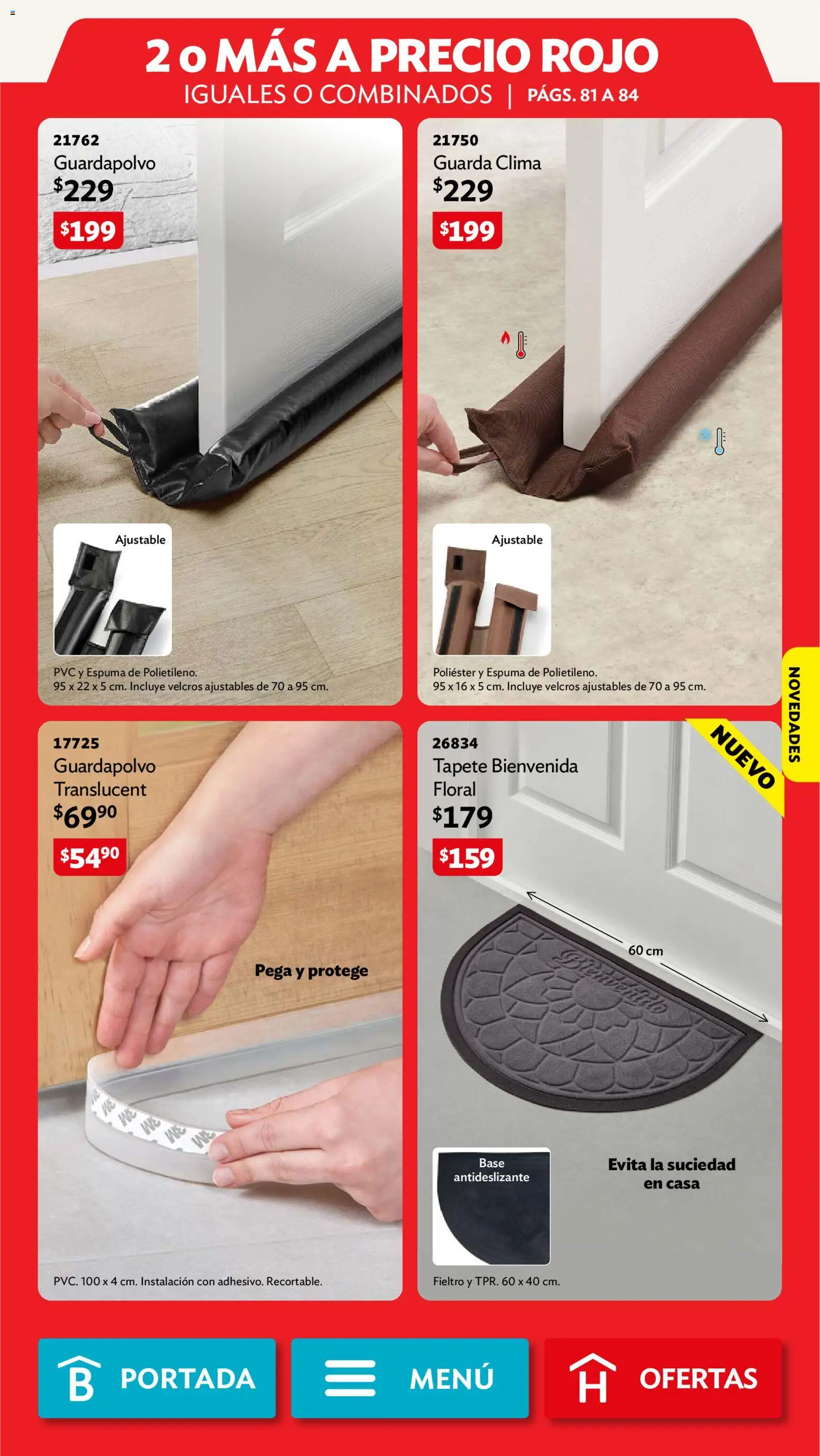 Nuevas ofertas de Betterware válidas en toda la República Mexicana desde el 03/08/2026. ¡Encuentra las mejores ofertas en Betterware campaña 8 2026! | Página: 81 | Productos: Espuma, Tapete
