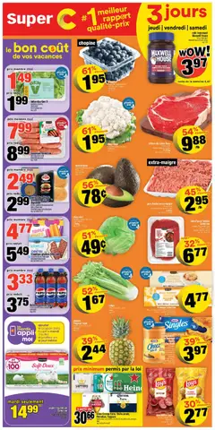 Preview of Super C weekly flyer / circulaire from shop Super C valid from Jul 16, 2026