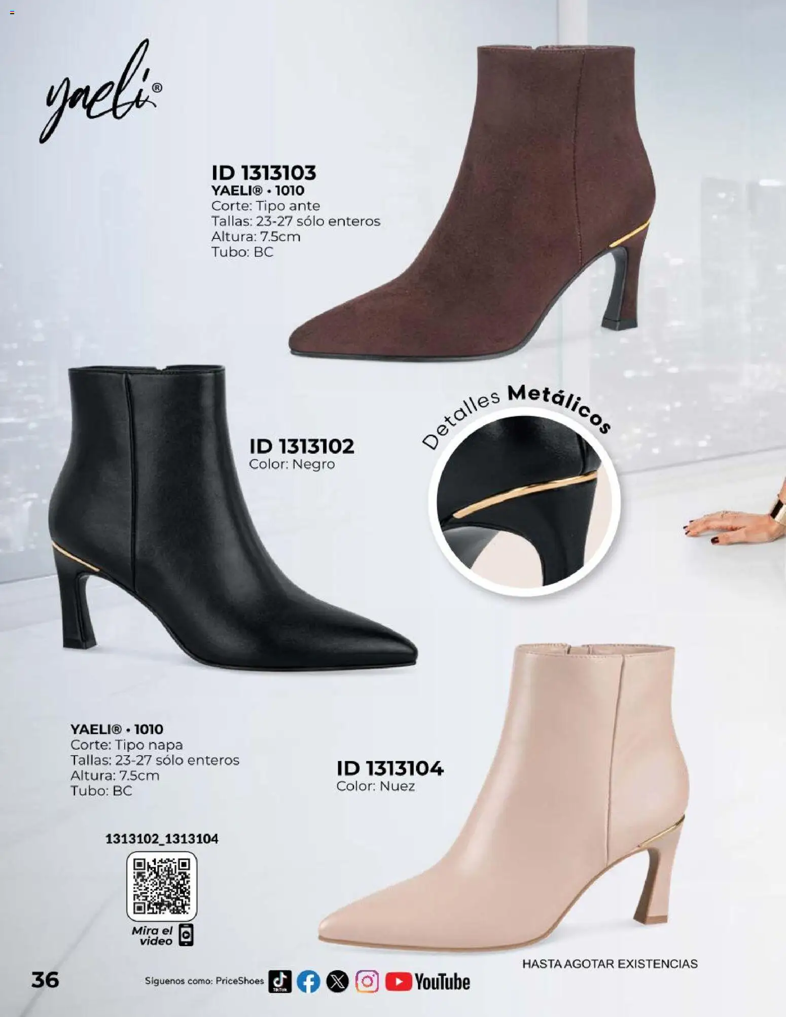 Nuevas ofertas de Price Shoes válidas en toda la República Mexicana desde el 01/10/2026. ¡Encuentra las mejores ofertas en Price Shoes catálogo Exclusivos! | Página: 36