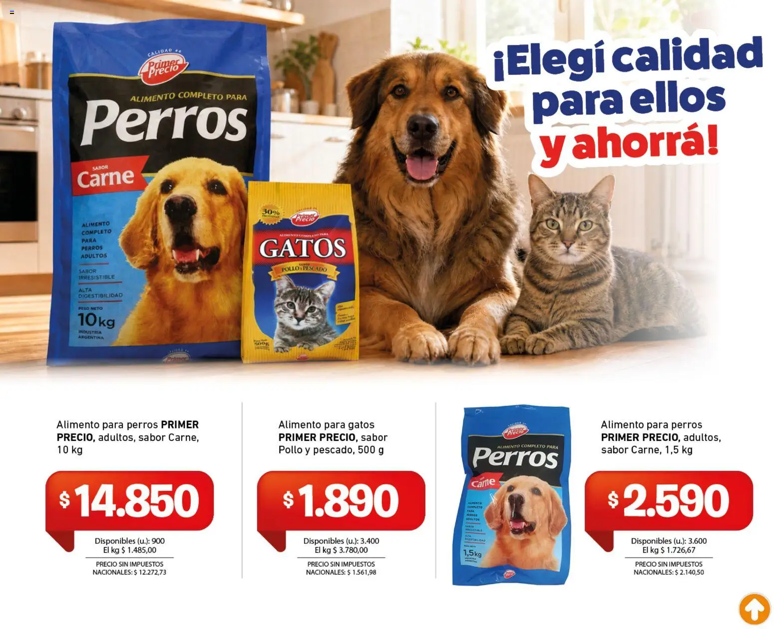 Cooperativa Obrera - Folleto │ válido desde el 17/09/2026 | Página: 8 | Productos: Peso, Pollo, Pescado, Alimento para perros