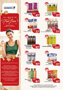 Cometa Supermercados ofertas Alimento Que Faz Bem - Pré-Visualização do folheto da loja Cometa Supermercados, válido de 01/10/2026 | Página: 1