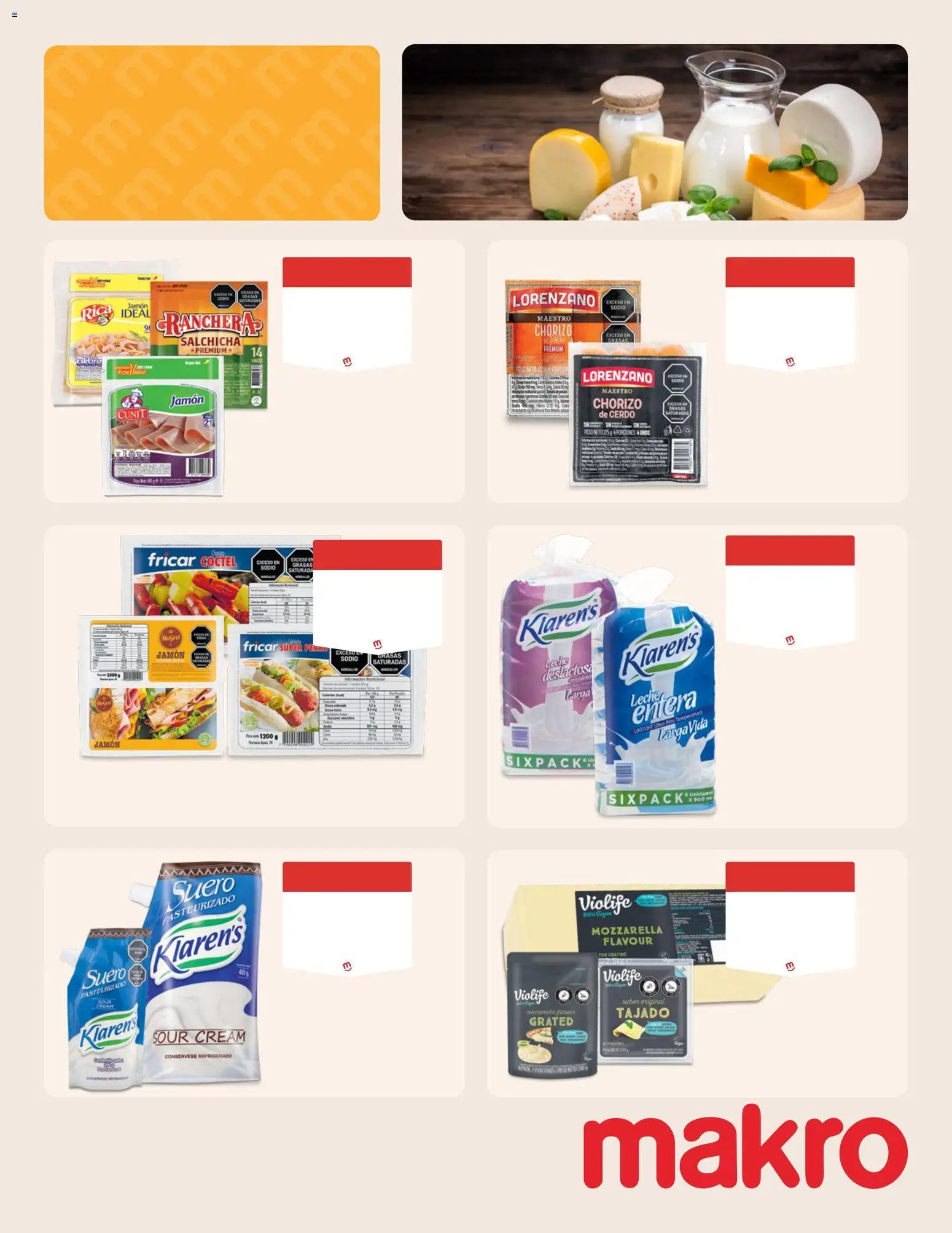 Makro revista - valida desde el 08.05.2026 | Página: 19 | Productos: Salchicha, Peso, Chorizo, Jamón