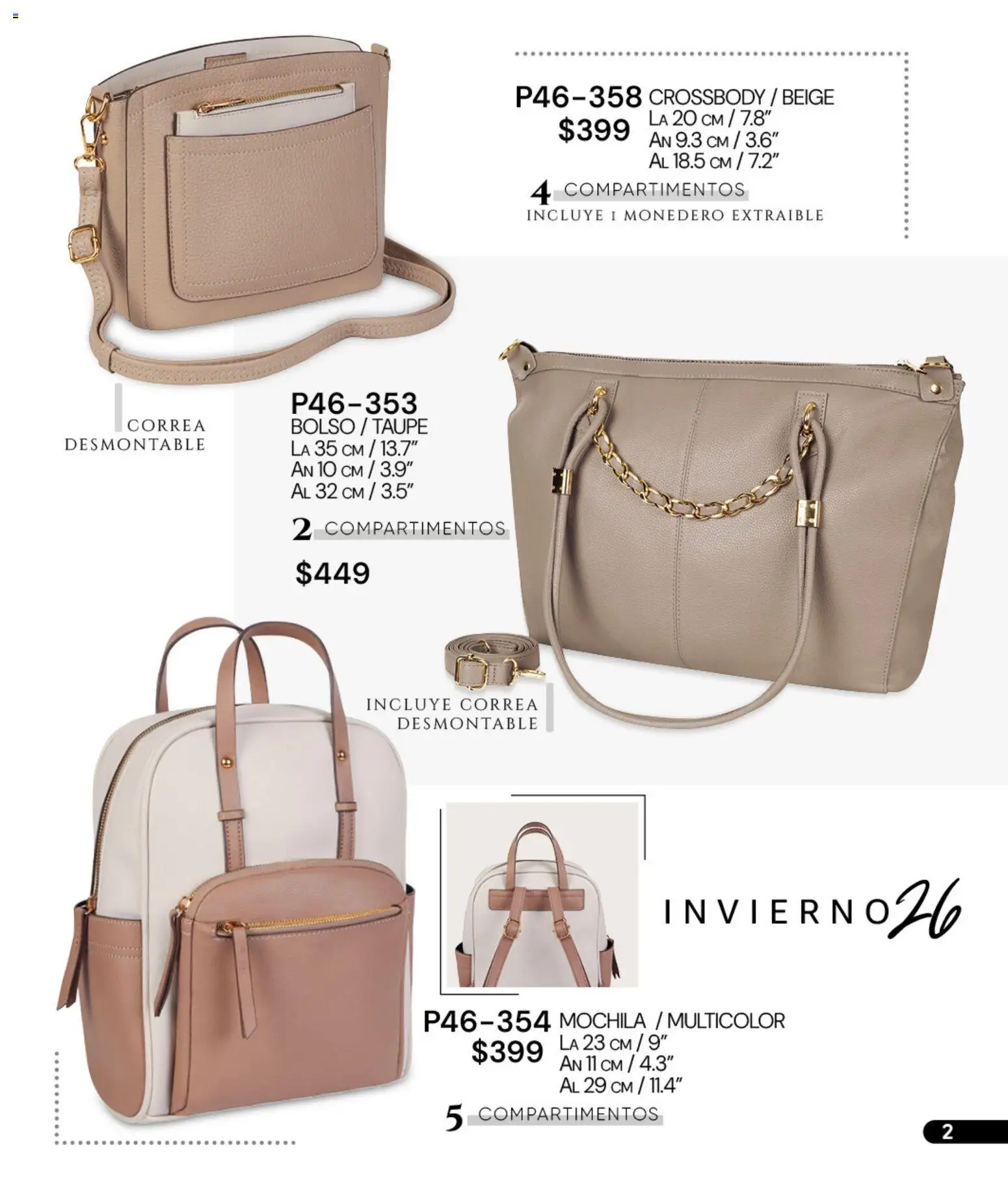 Nuevas ofertas de Cklass válidas en toda la República Mexicana desde el 11/09/2026. ¡Encuentra las mejores ofertas en Cklass catálogo Home Invierno! | Página: 93 | Productos: Monedero, Bolso, Mochila