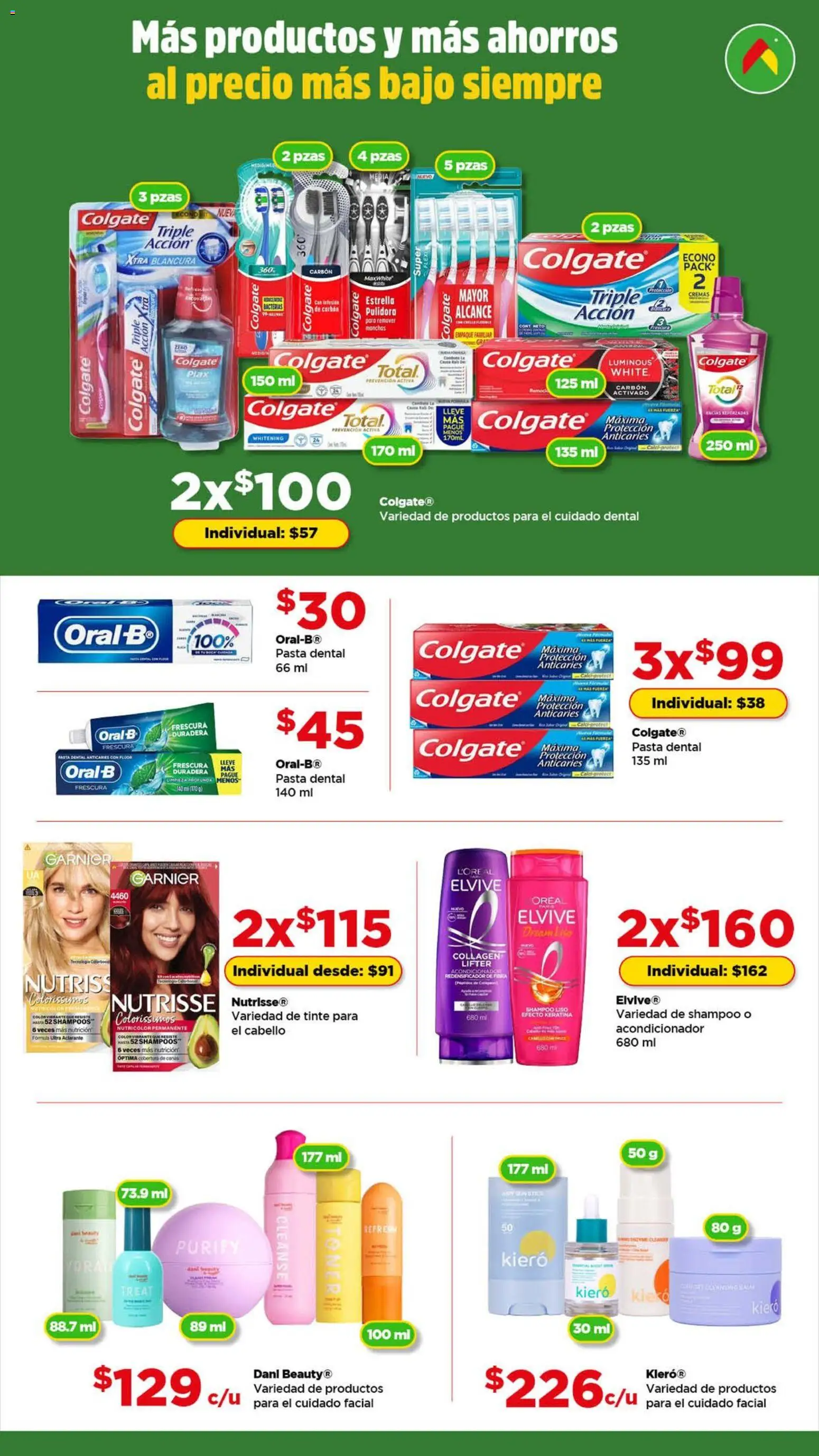 Nuevas ofertas de Bodega Aurrerá válidas en toda la República Mexicana desde el 03.06.2026. ¡Encuentra las mejores ofertas en Bodega Aurrerá folleto Más productos y más ahorros! | Página: 4 | Productos: Pasta dental, Asadera, Aclarante, Acondicionador