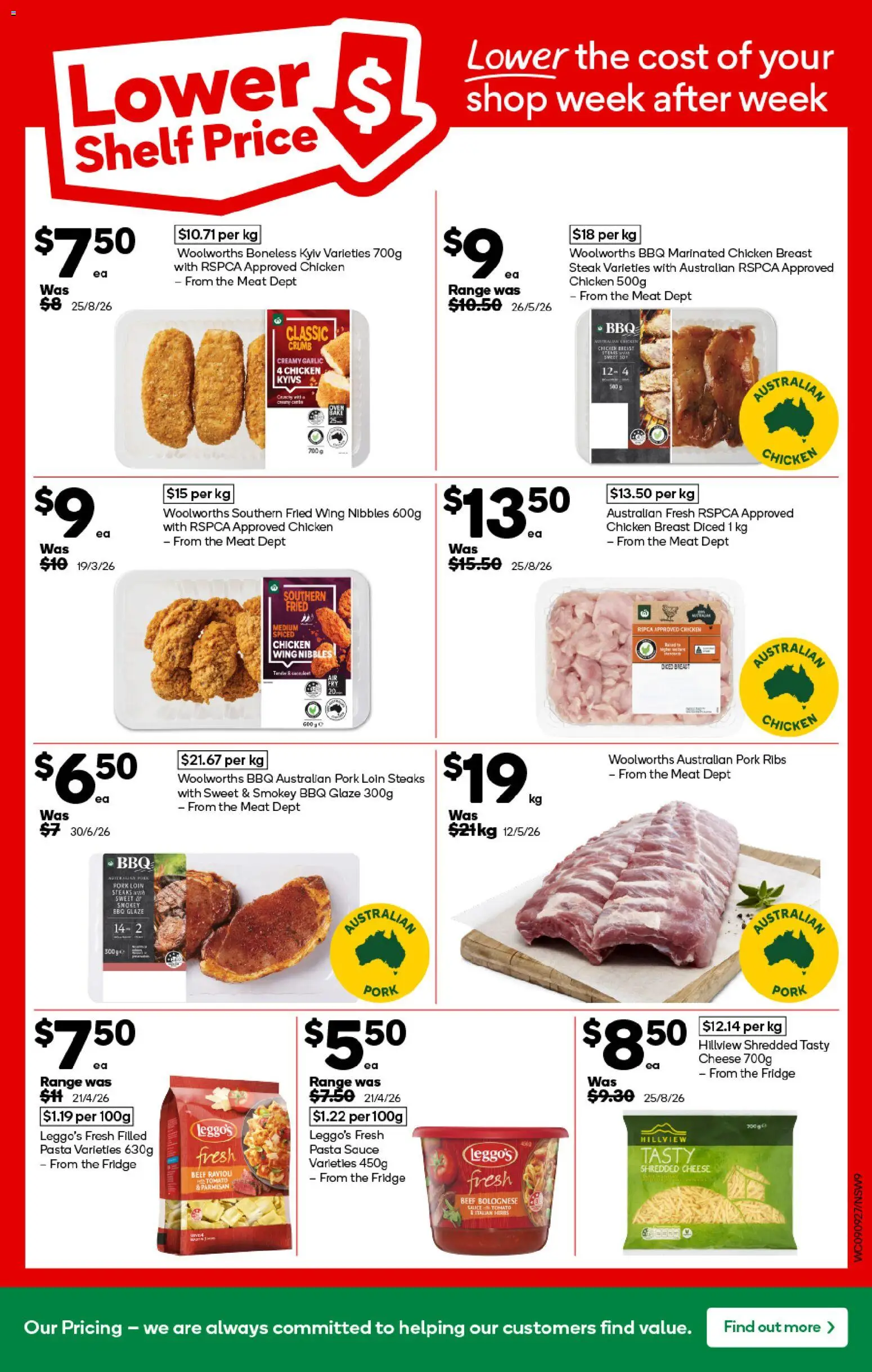 Woolworths catalogue - valid from 09/09/2026 | Page: 9 | Products: Chicken, Steak, Garlic, Tomato