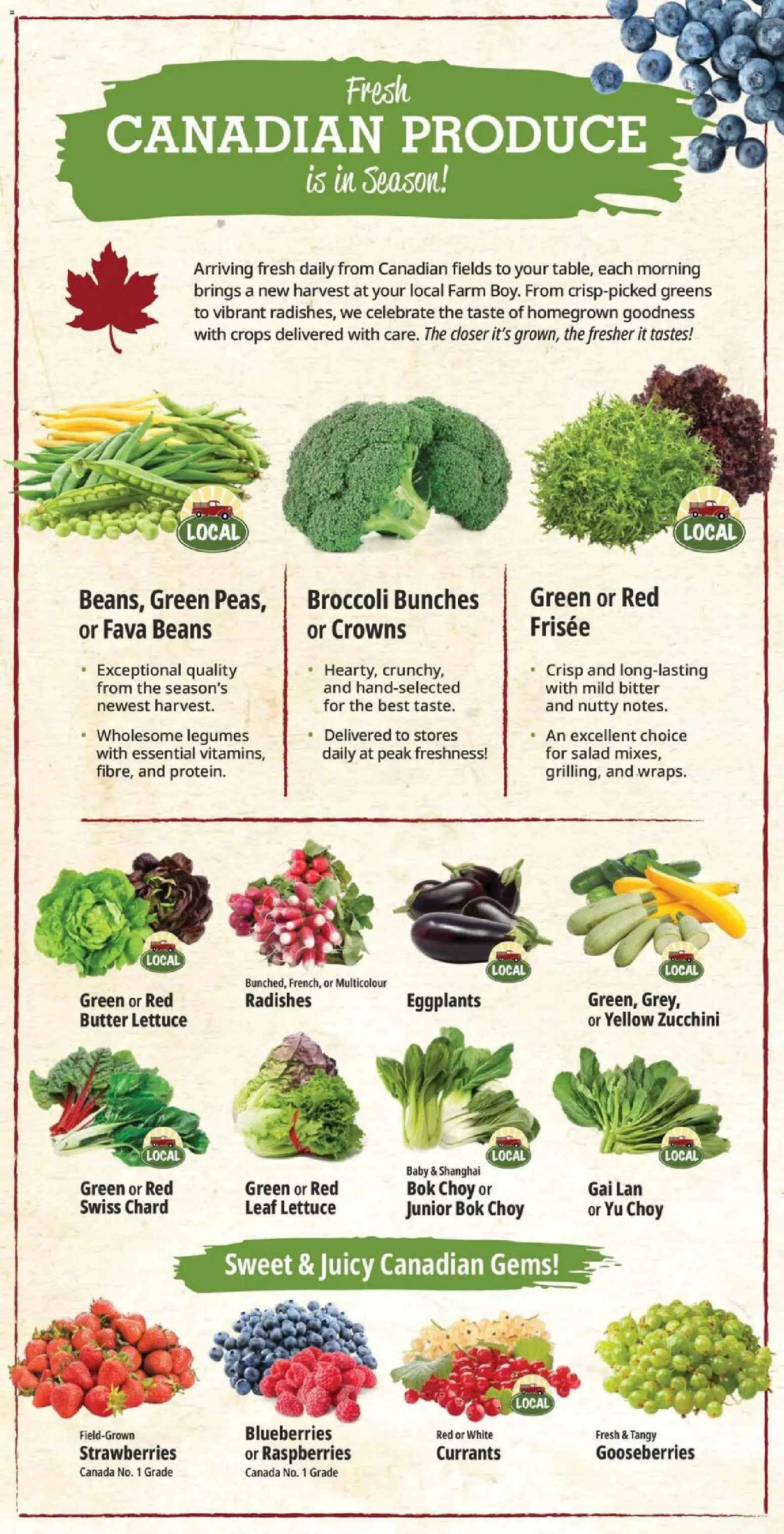 Farm Boy flyer valid from Jul 16, 2026 | Page: 6 | Products: Strawberries, Salad, Butter