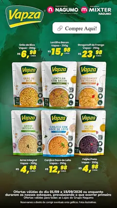 Nagumo ofertas Vapza - Pré-Visualização do folheto da loja Nagumo, válido de 01/09/2026