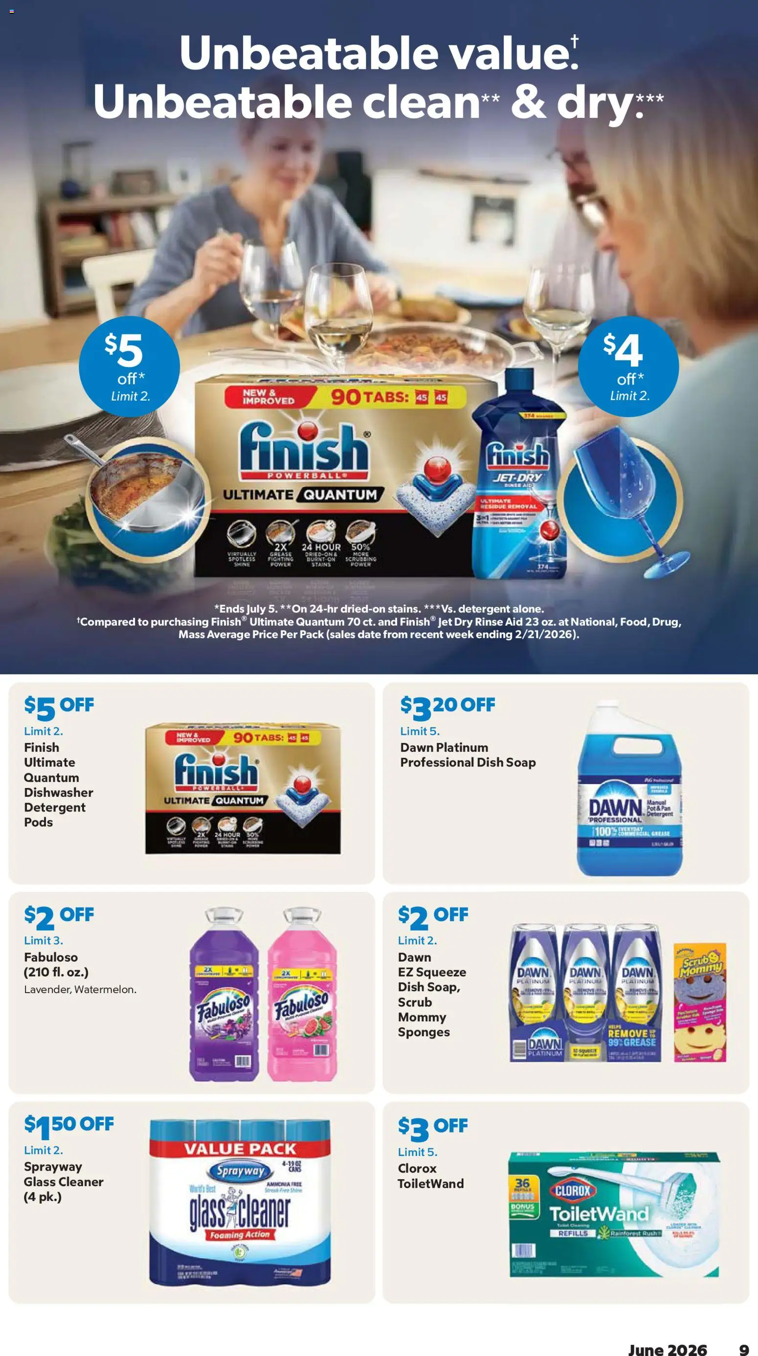 Sam's Club Weekly Ad - valid from 01.06.2026 | Page: 9 | Products: Soap, Detergent, Date, Dishwasher