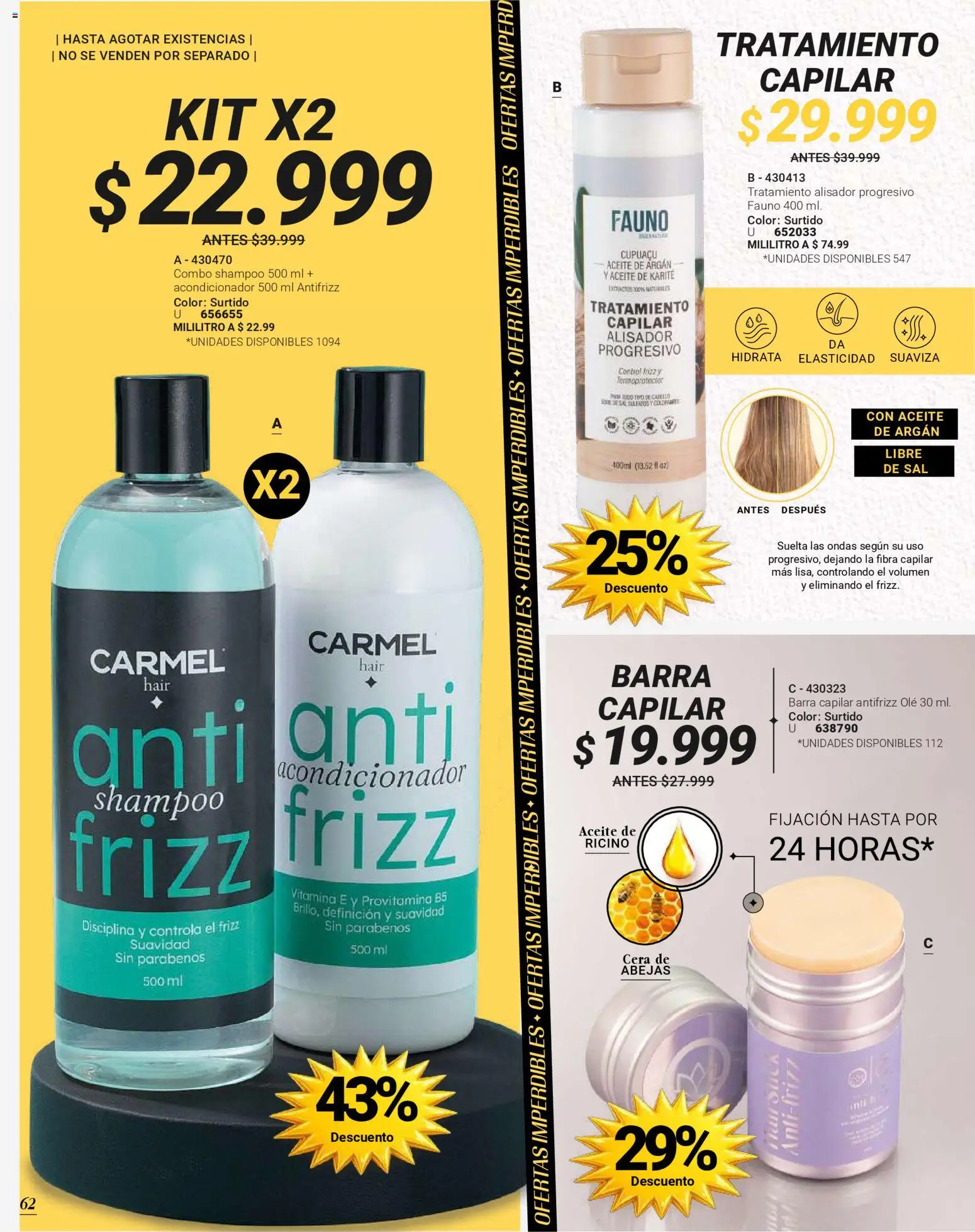 Carmel revista - valida desde el 01.06.2026 | Página: 258 | Productos: Sal, Cera, Acondicionador, Aceite
