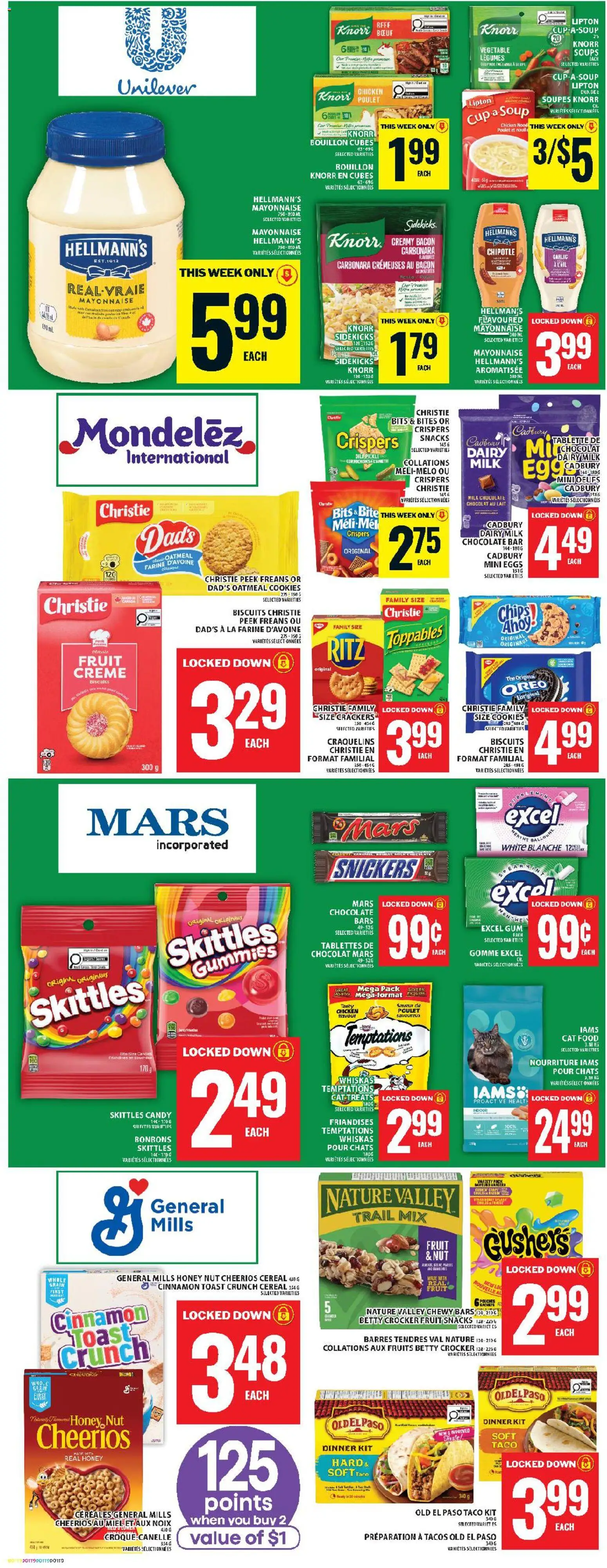 Food Basics flyer valid from 16.04.2026 | Page: 11 | Products: Chips, Milk, Eggs, Chocolate