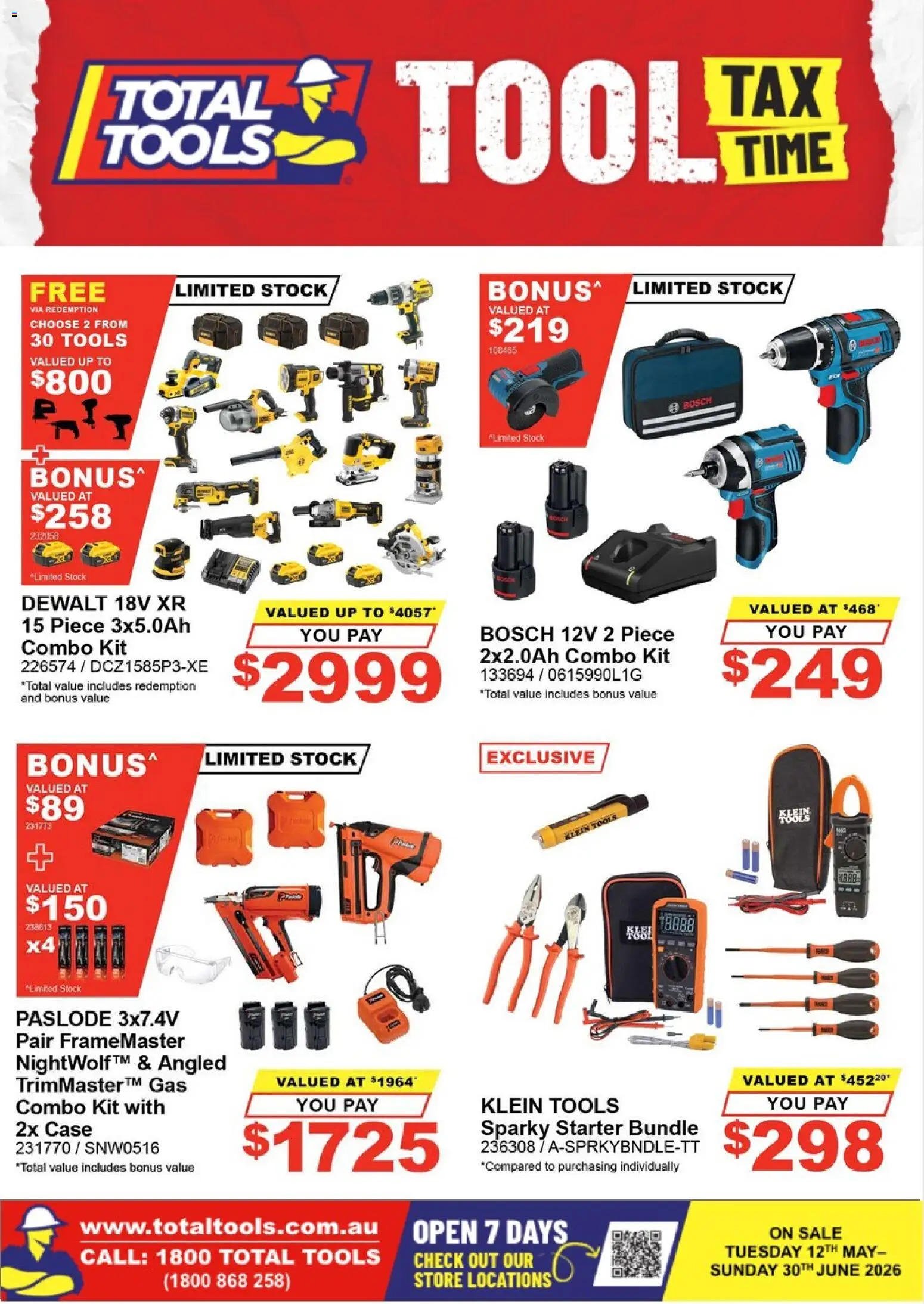 Total Tools catalogue - valid from 12.05.2026 | Page: 19 | Products: Case, Tools