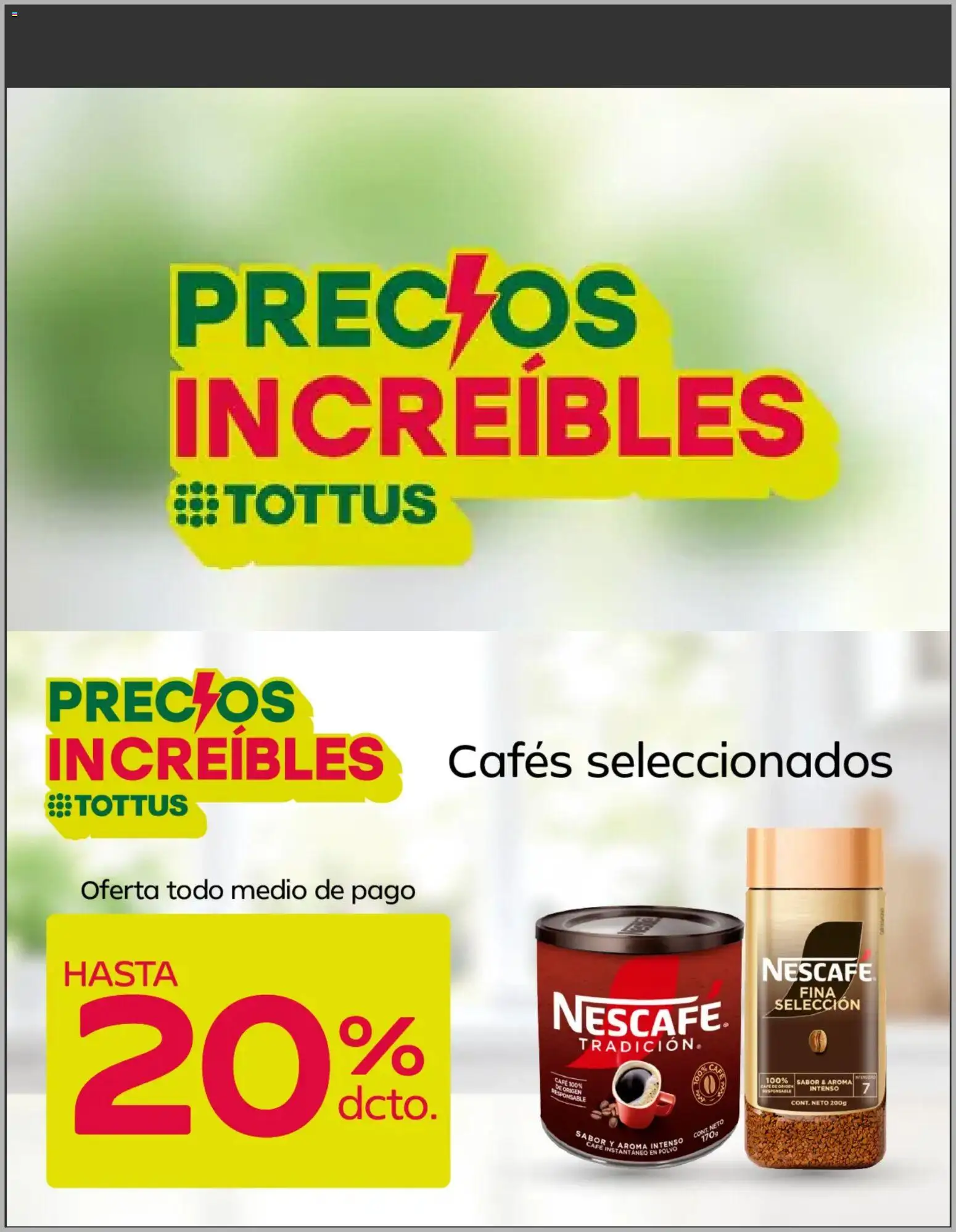 Tottus Ofertas │ válido desde el 08.07.2026 | Página: 1 | Productos: Polvo, Café
