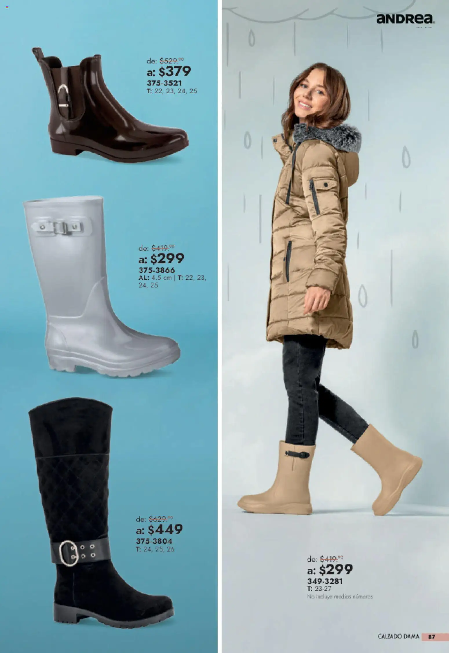 Nuevas ofertas de Andrea válidas en toda la República Mexicana desde el 26/07/2026. ¡Encuentra las mejores ofertas en Andrea catálogo Outlet! | Página: 87
