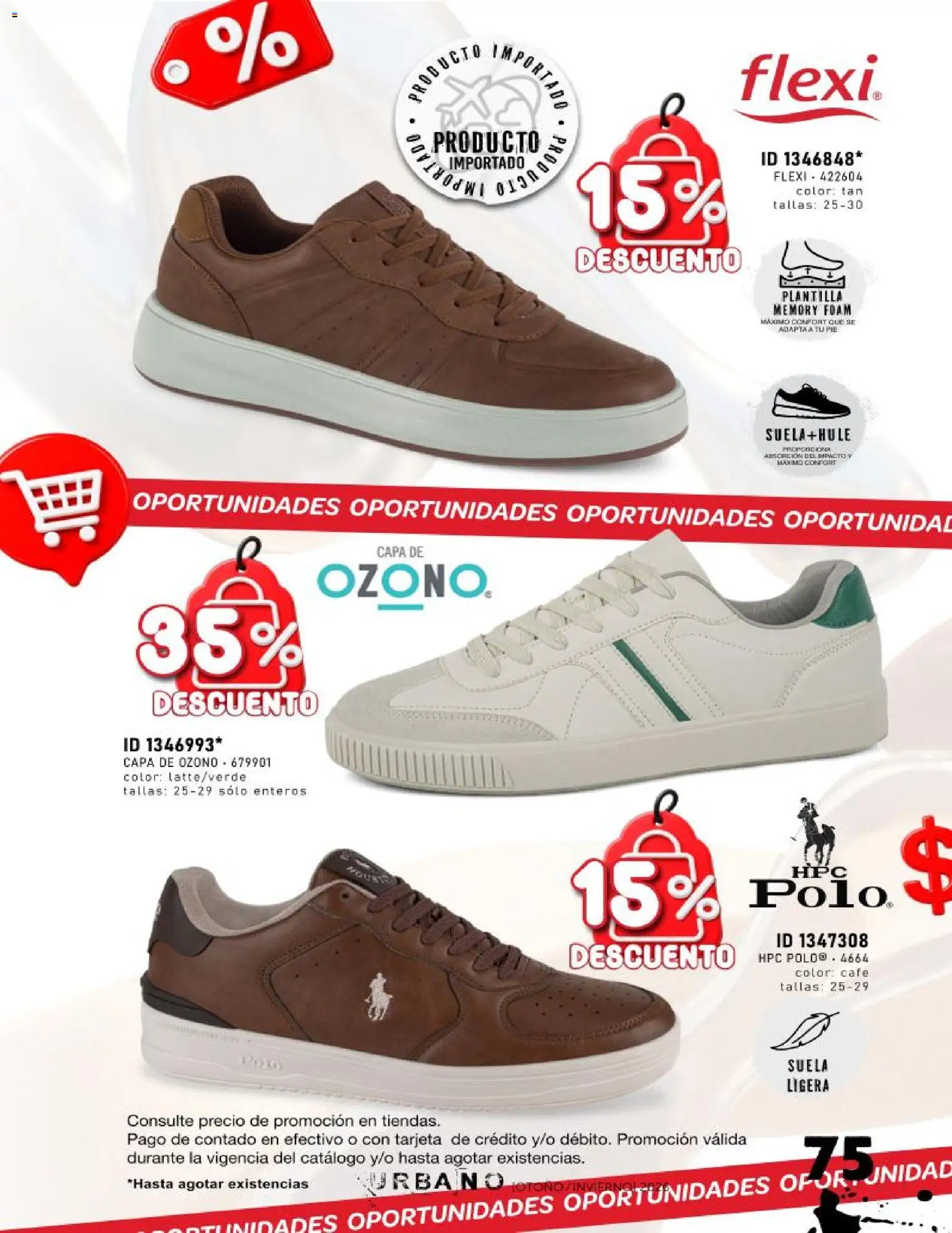 Nuevas ofertas de Price Shoes válidas en toda la República Mexicana desde el 15/10/2026. ¡Encuentra las mejores ofertas en Price Shoes catálogo Urbano! | Página: 73