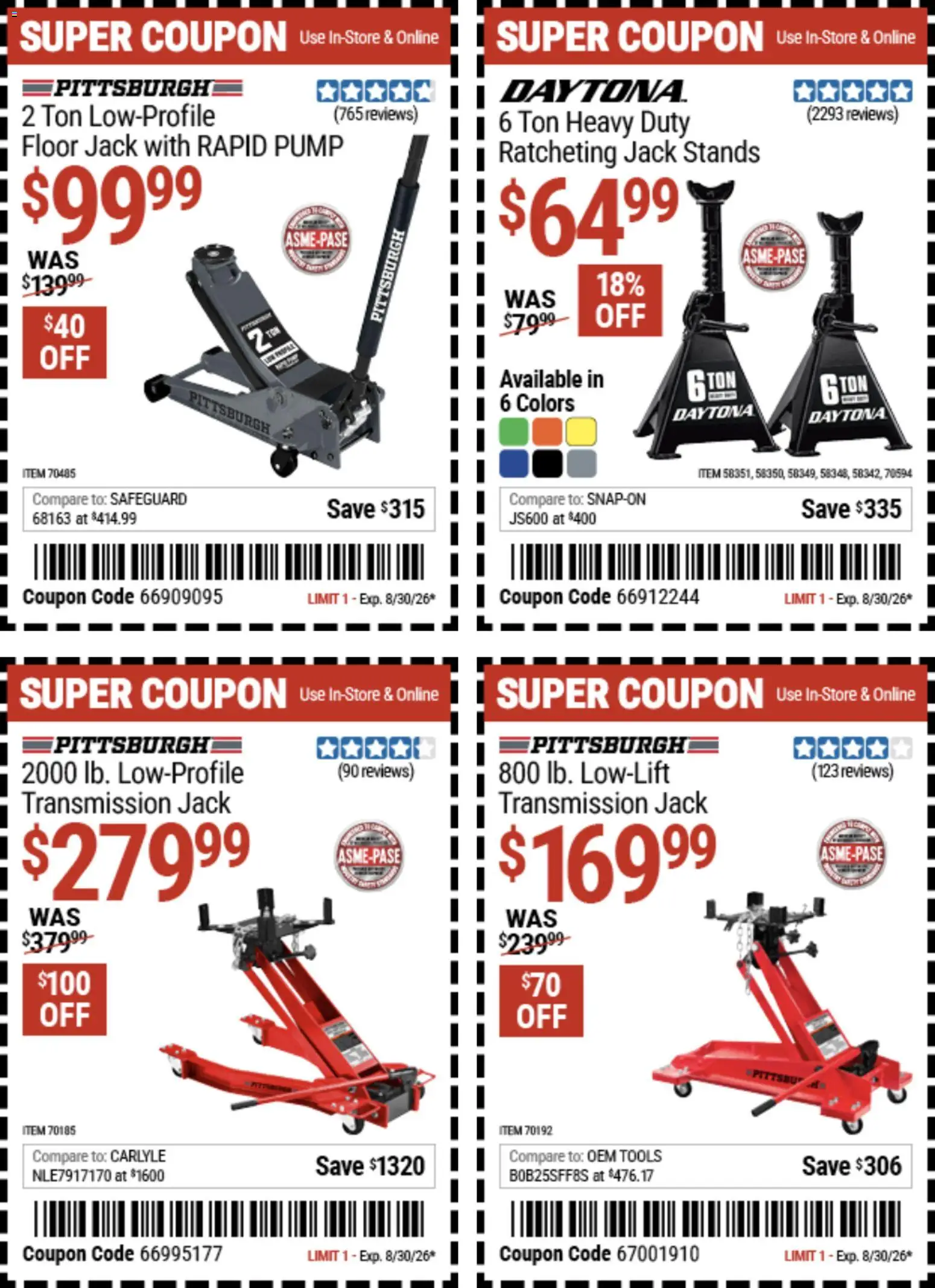 Harbor Freight Weekly Ad - valid from 08/17/2026 | Page: 3 | Products: Pump, Tools