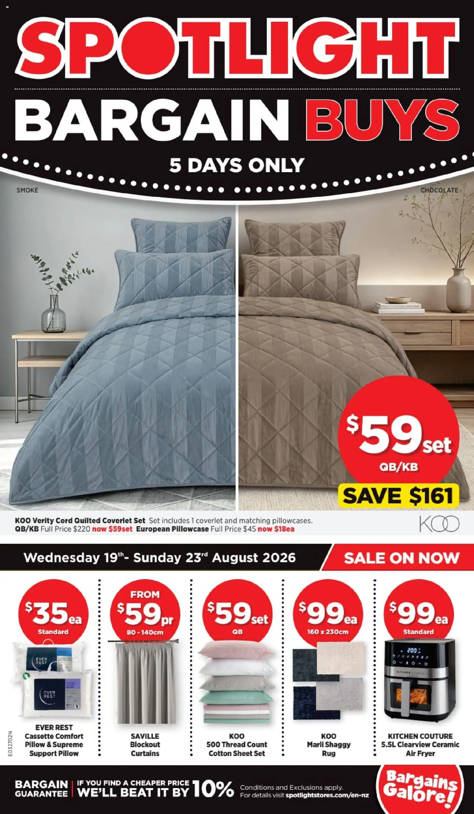 Spotlight catalogue from 19 Aug 2026 | Page: 1