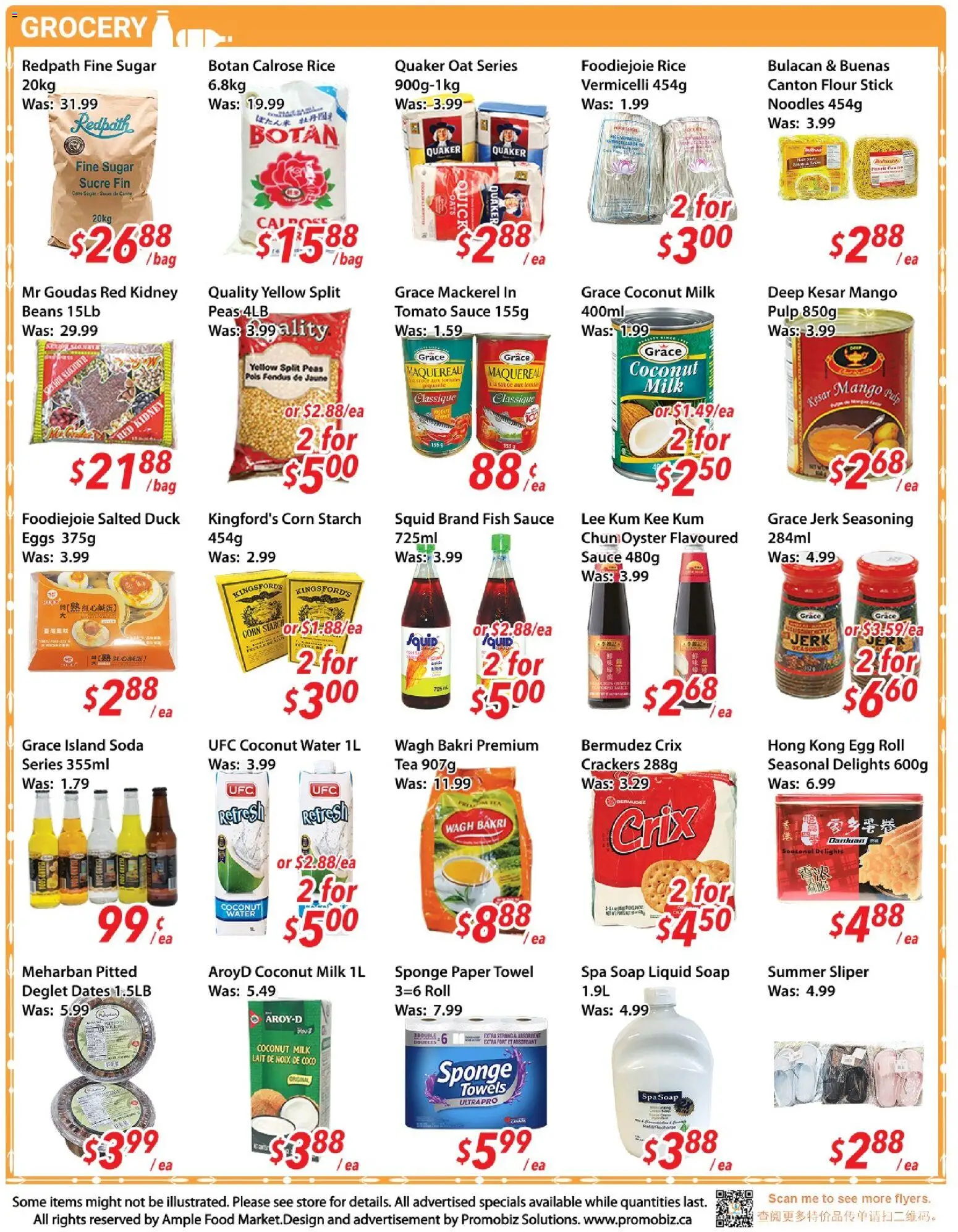 Ample Food Market flyer valid from 29.05.2026 | Page: 3 | Products: Fish, Sponge, Milk, Eggs