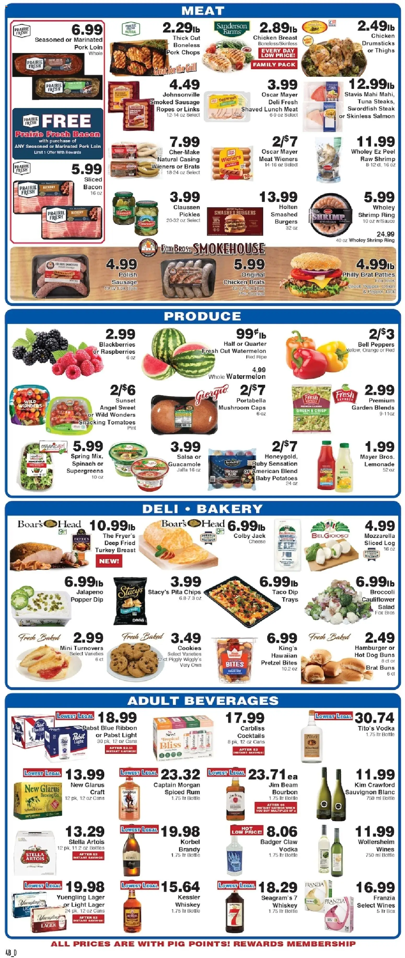 Piggly Wiggly Weekly Ad - valid from 07/01/2026 | Page: 4 | Products: Broccoli, Ring, Salad, Cauliflower