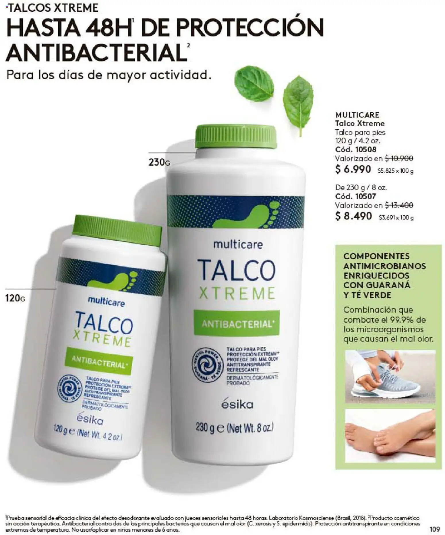 Catálogo Ésika Campaña 10 │ válido desde el 01.06.2026 | Página: 109 | Productos: Desodorante, Antitranspirante, Té