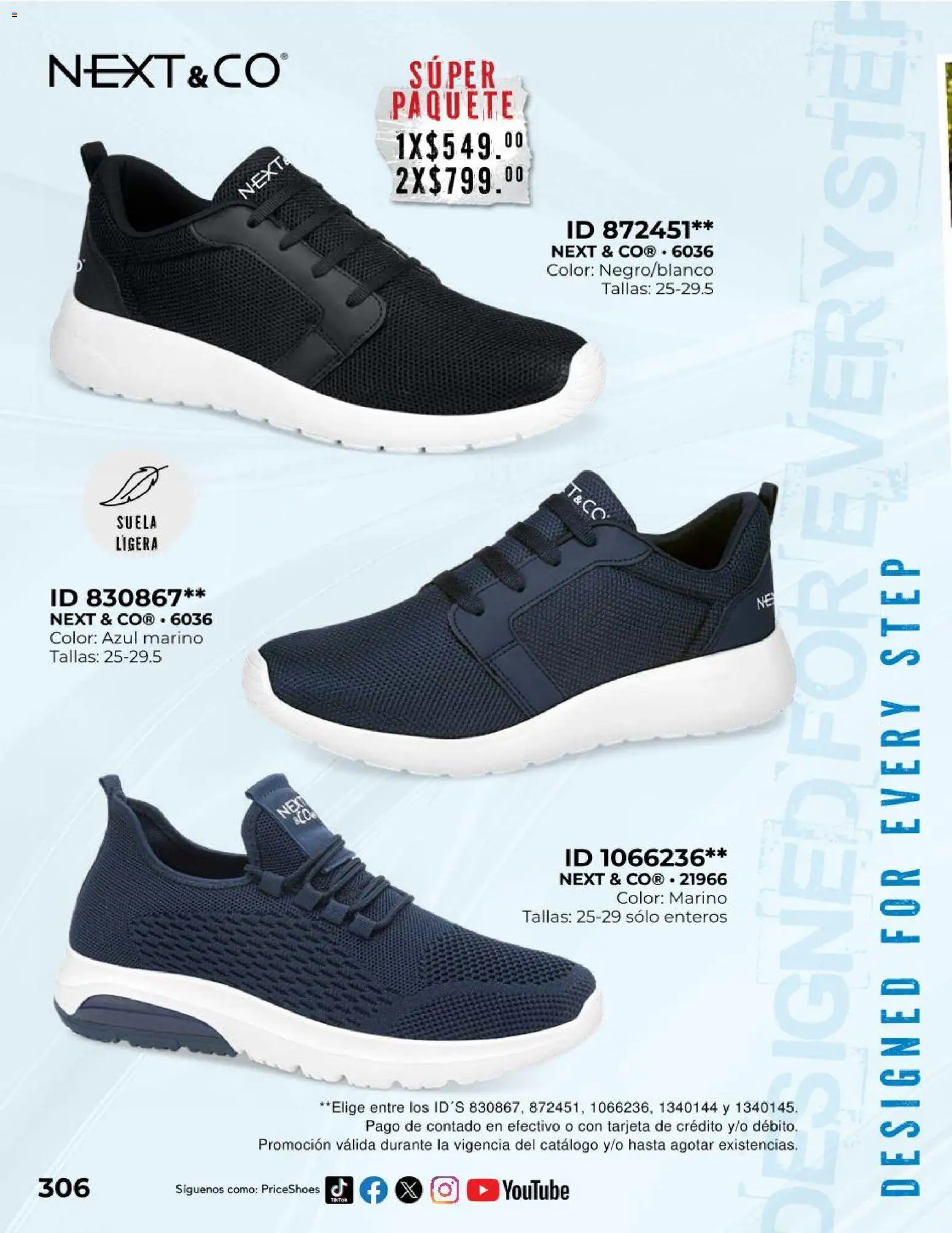 Nuevas ofertas de Price Shoes válidas en toda la República Mexicana desde el 01/10/2026. ¡Encuentra las mejores ofertas en Price Shoes catálogo Exclusivos! | Página: 306