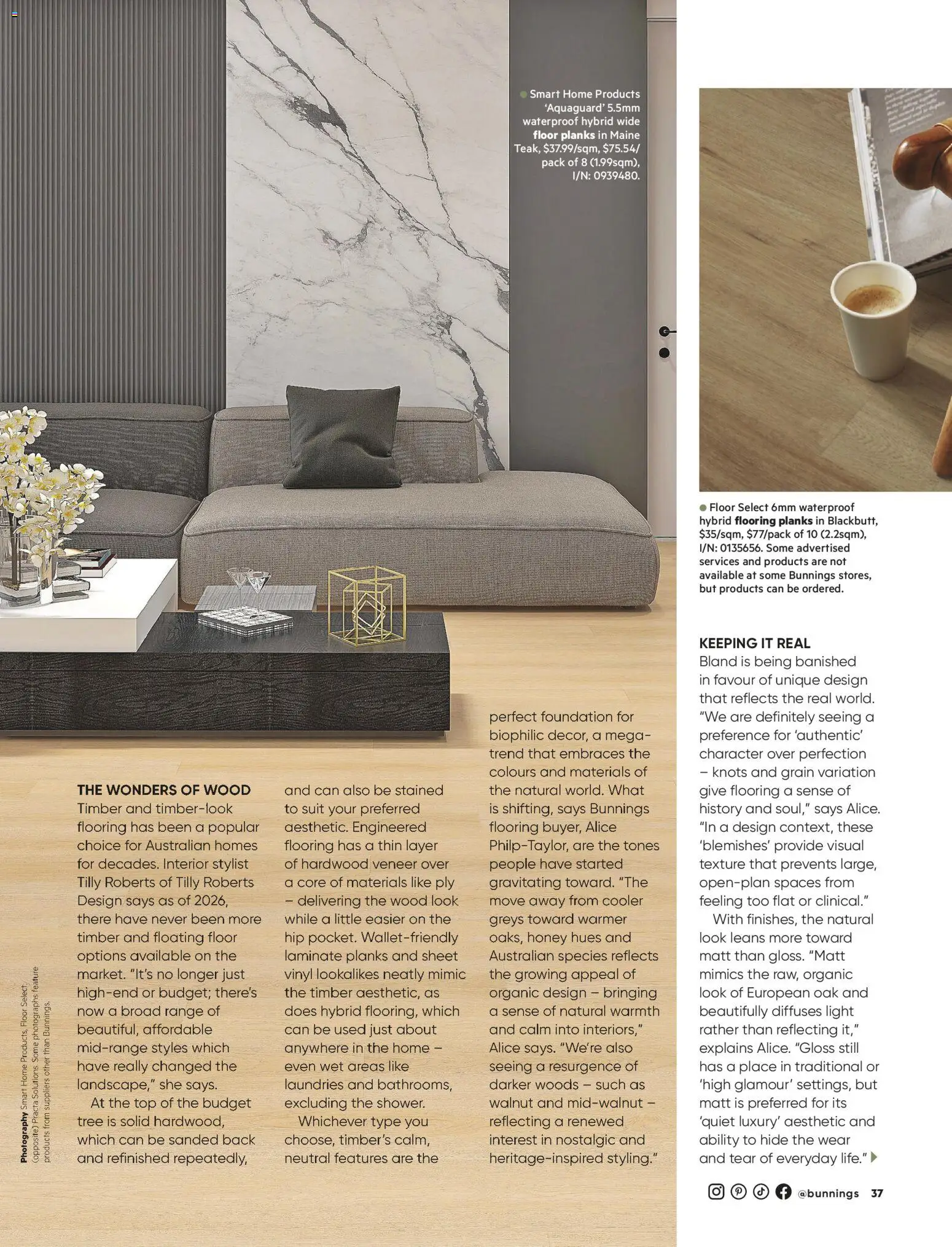 Bunnings Warehouse catalogue - valid from 01.05.2026 | Page: 37 | Products: Light, Wood, Flooring, Foundation