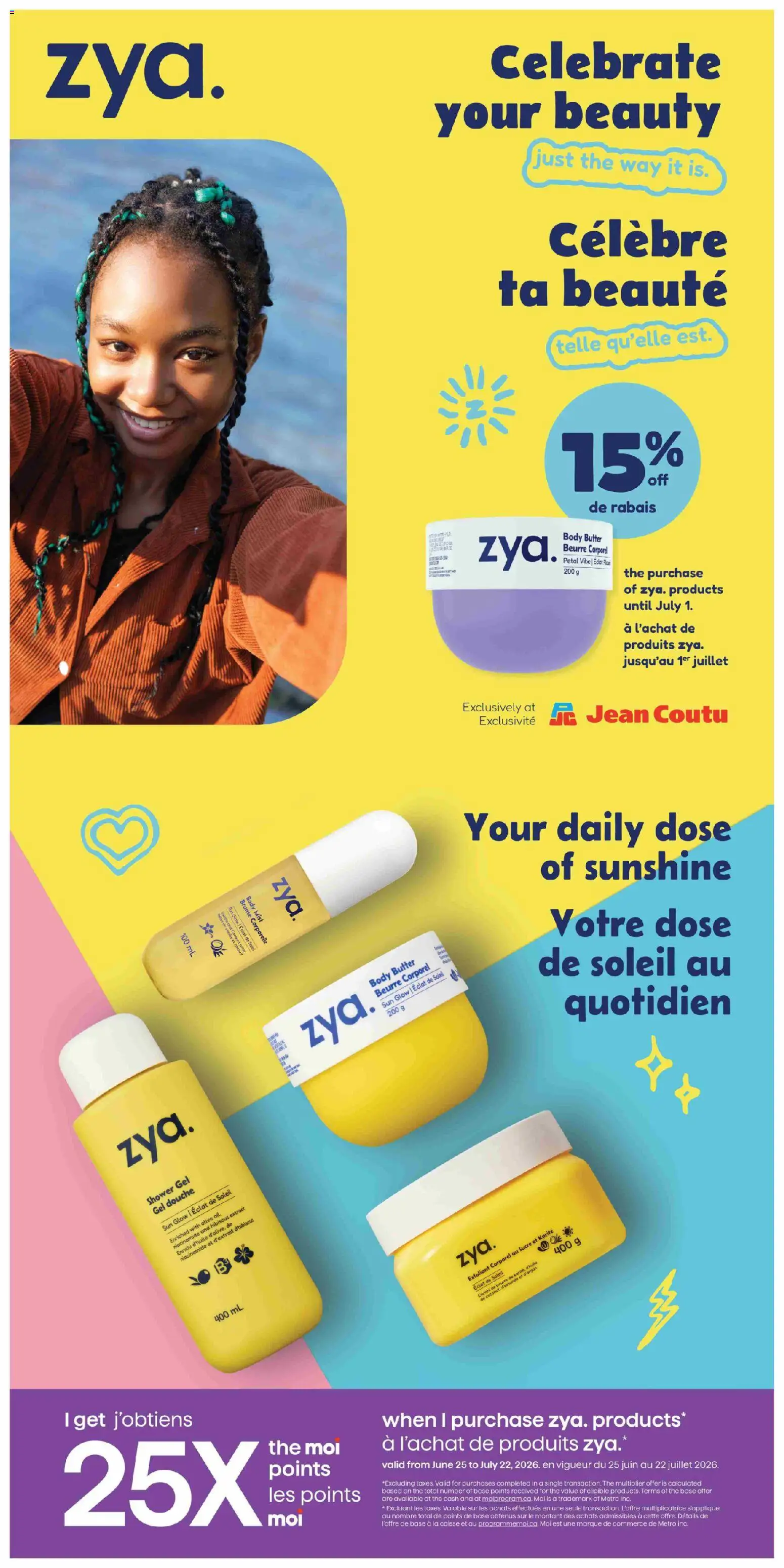 Jean Coutu flyer valid from Jun 25, 2026 | Page: 6 | Products: Shower, Butter