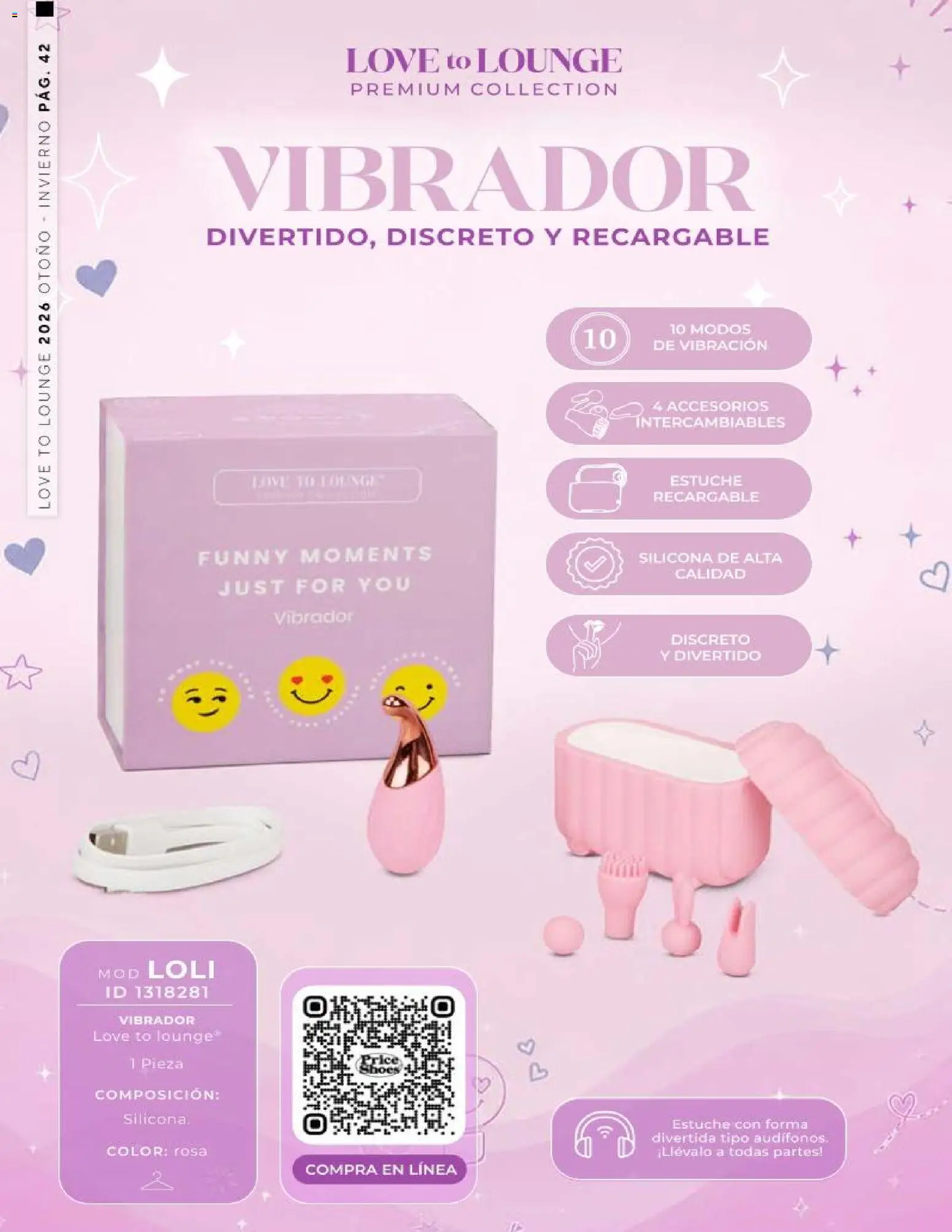 Nuevas ofertas de Price Shoes válidas en toda la República Mexicana desde el 06/08/2026. ¡Encuentra las mejores ofertas en Price Shoes catálogo Love to Lounge! | Página: 42 | Productos: Estuche, Audífonos
