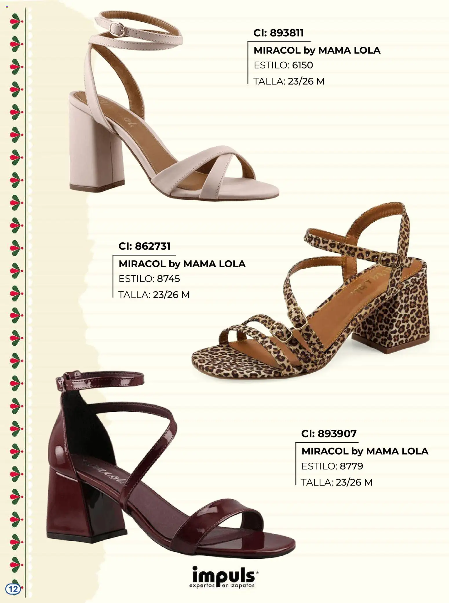 Nuevas ofertas de Impuls válidas en toda la República Mexicana desde el 27/08/2026. ¡Encuentra las mejores ofertas en Impuls catálogo Botas! | Página: 12 | Productos: Zapatos