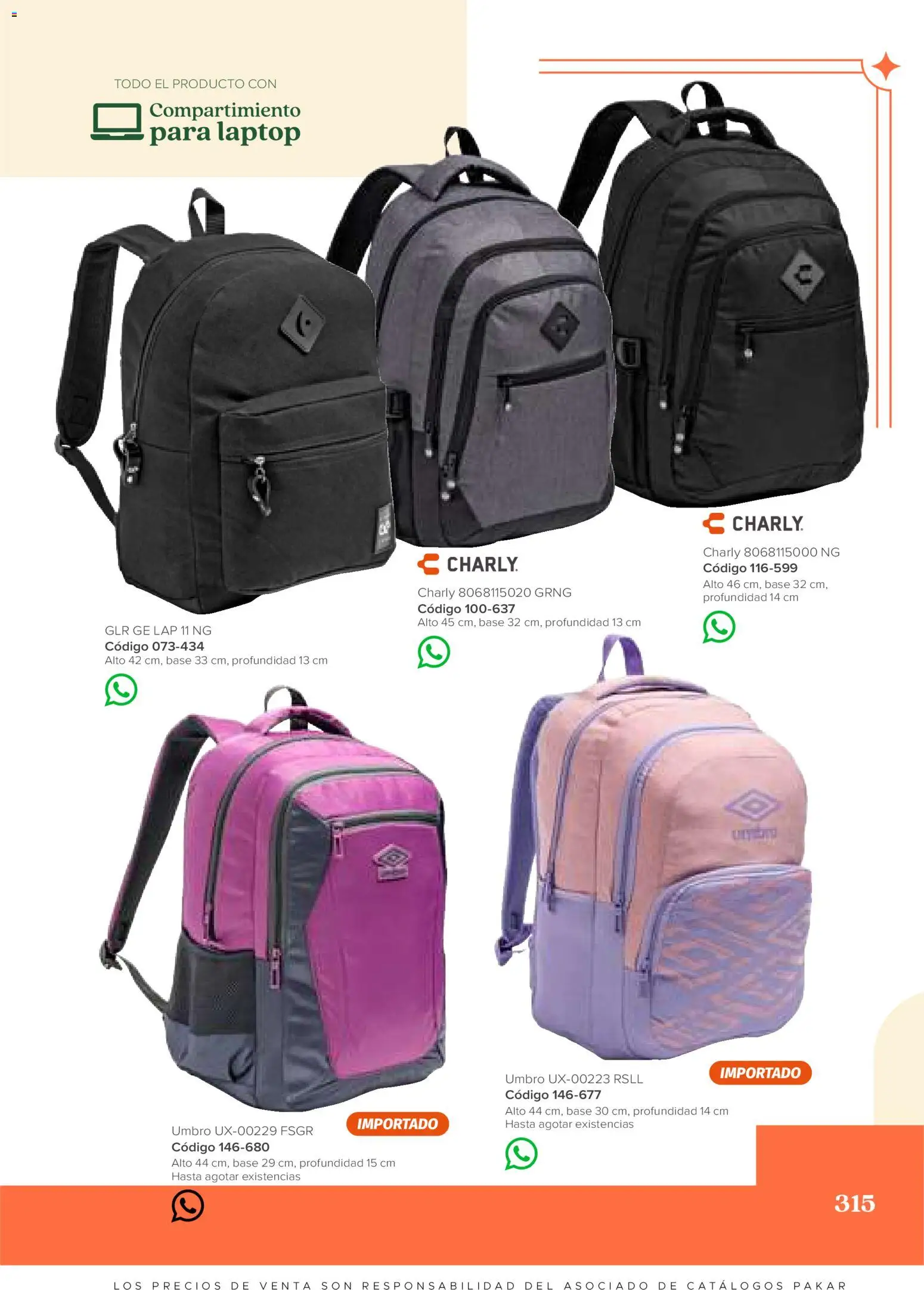 Nuevas ofertas de SC Pakar válidas en toda la República Mexicana desde el 31/07/2026. ¡Encuentra las mejores ofertas en SC Pakar catálogo Casual! | Página: 315