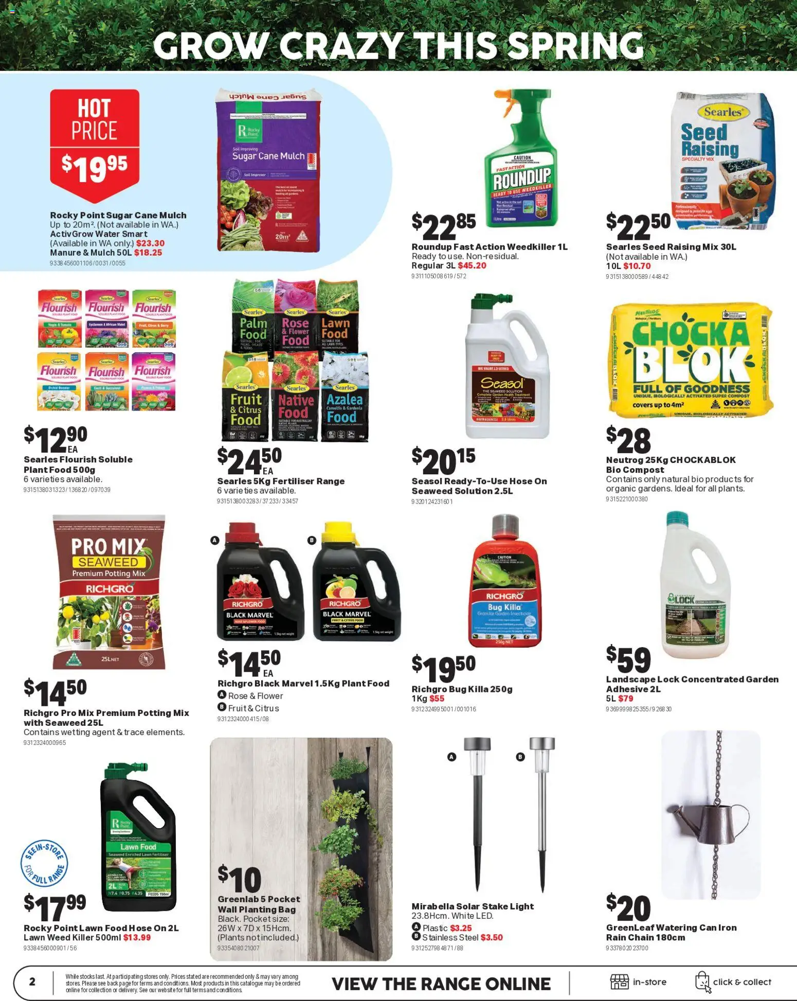 Mitre 10 catalogue - valid from 09/09/2026 | Page: 2 | Products: Native, Landscape, Water, Fruit