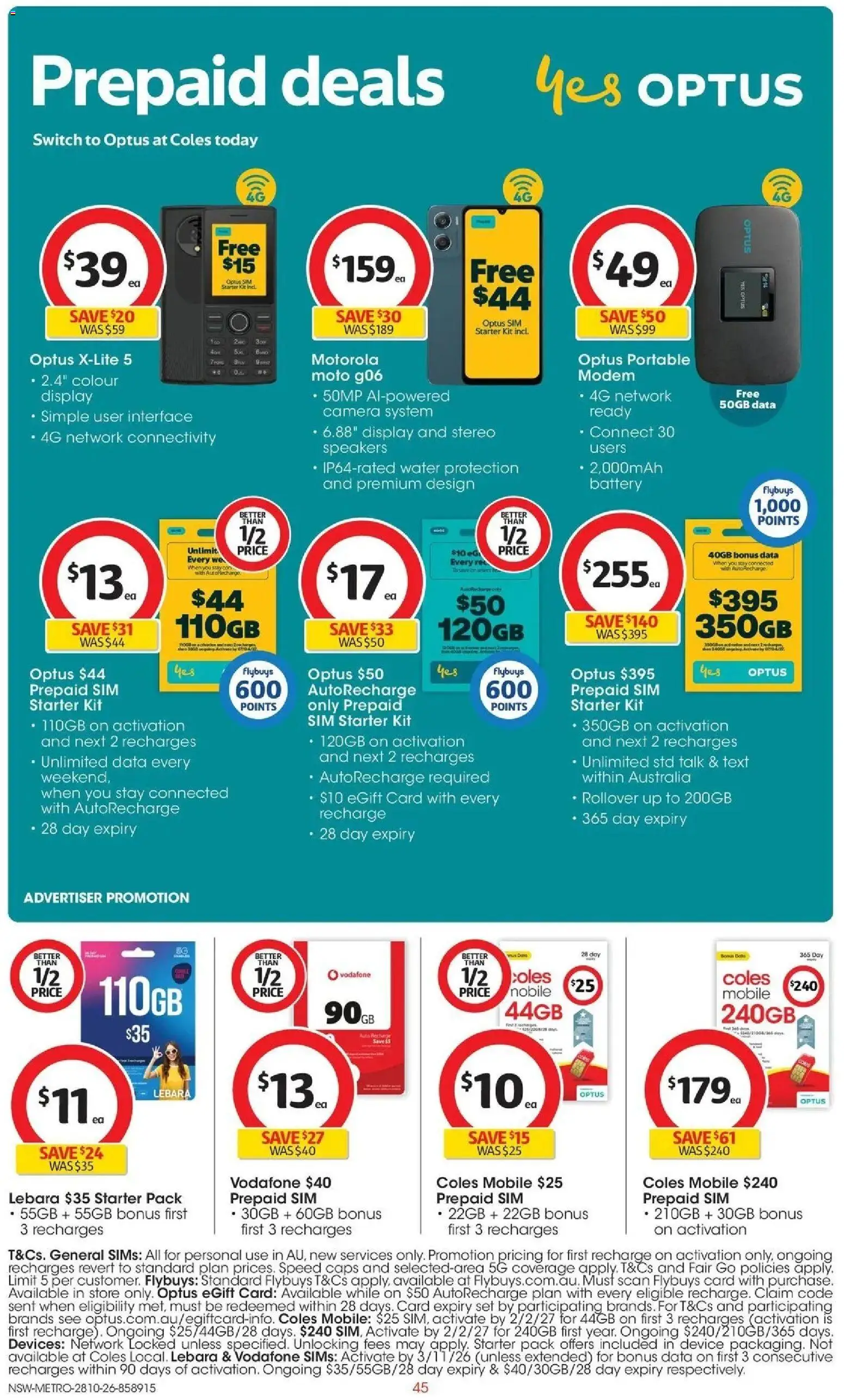 Coles catalogue - valid from 28/10/2026 | Page: 45
