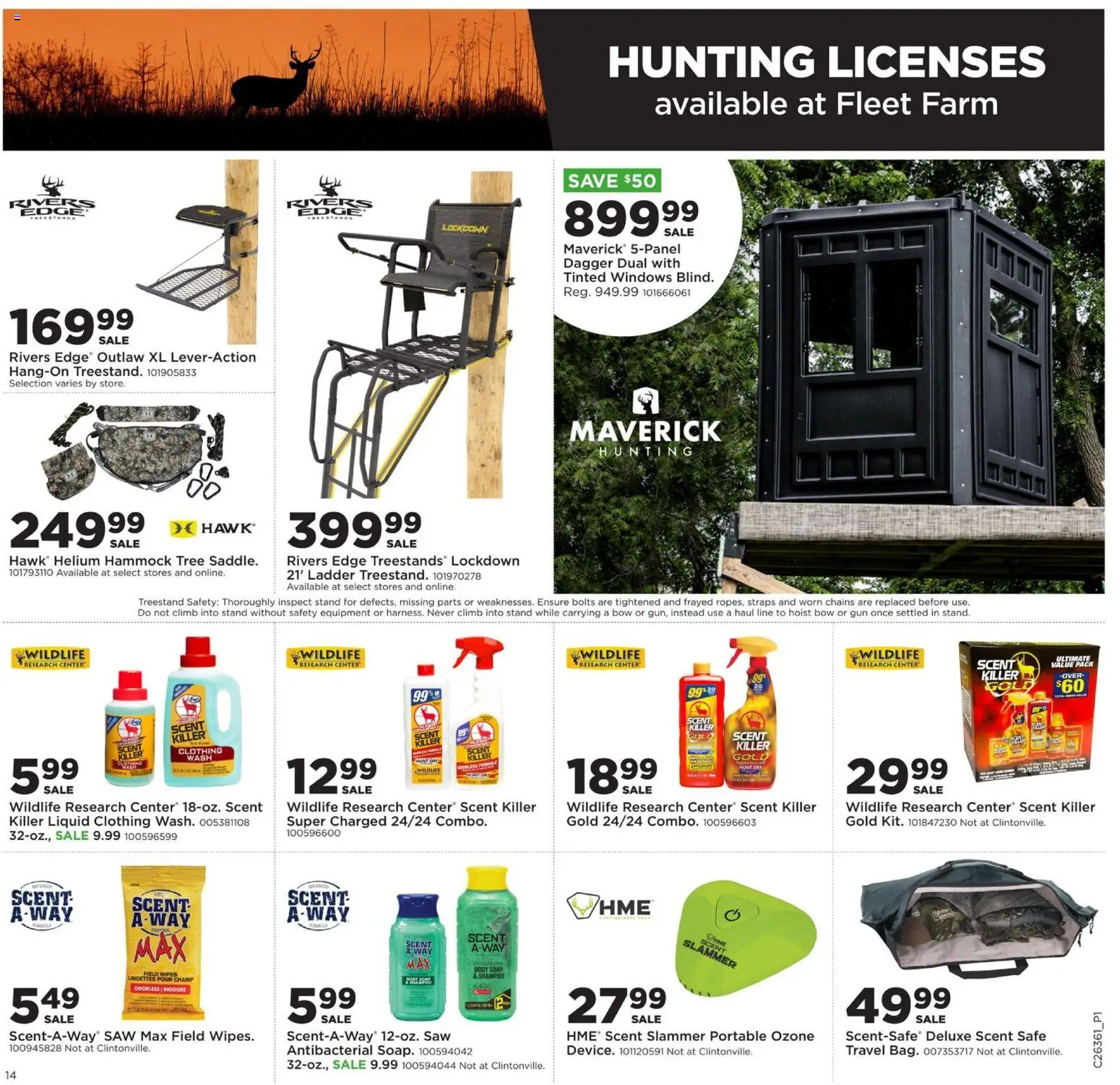 Mills Fleet Farm Weekly Ad - valid from 08/31/2026 | Page: 19 | Products: Ladder, Saw, Bolts, Shampoo
