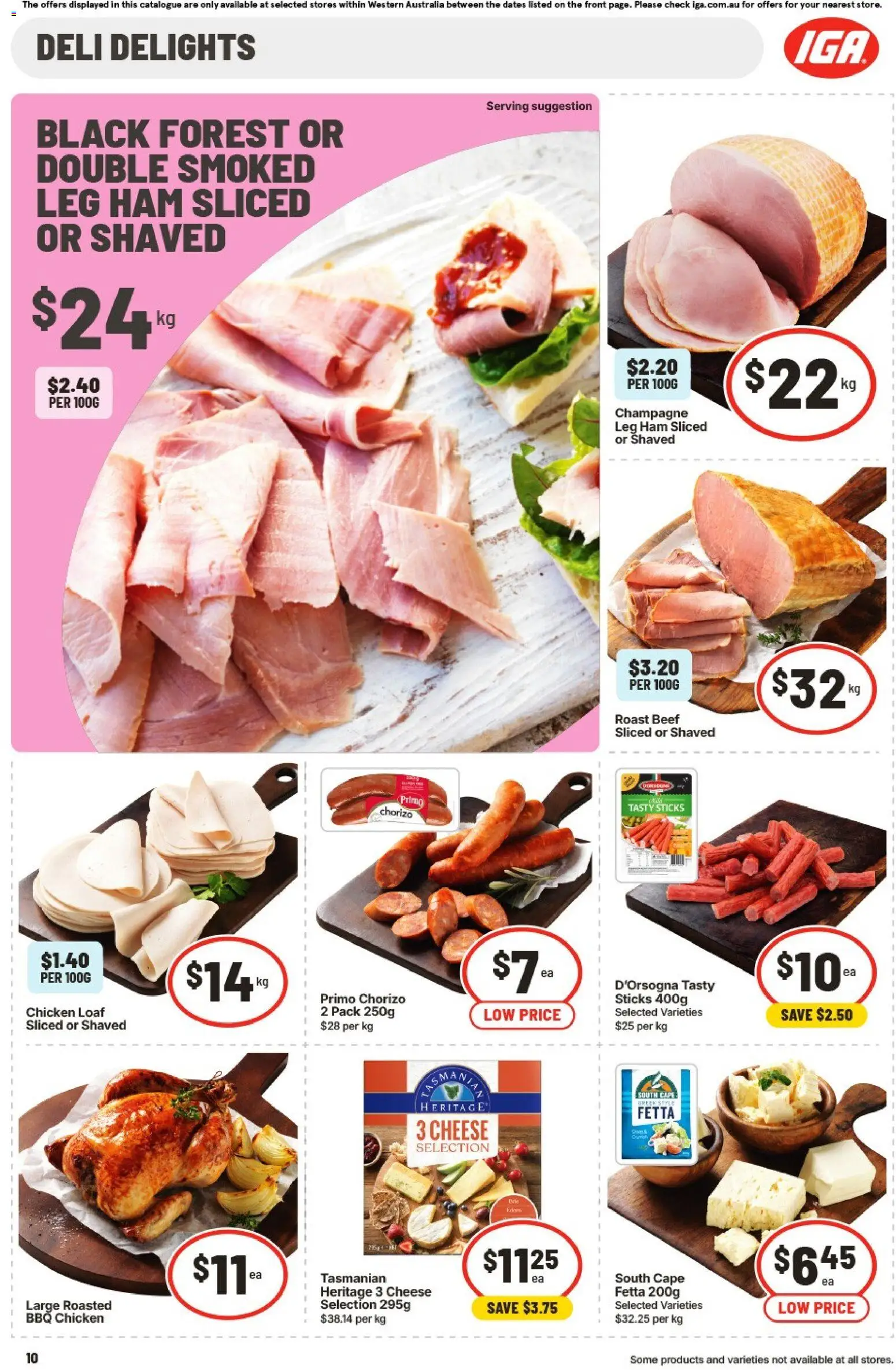 IGA catalogue - valid from 20.05.2026 | Page: 13 | Products: Cheese, Ham, Chicken, Beef