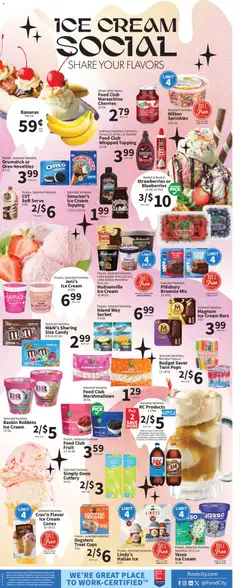 Preview of Food City weekly ads valid from 06/24/2026 | Page: 8 | Products: Basket, Butter, Cream, Blueberries