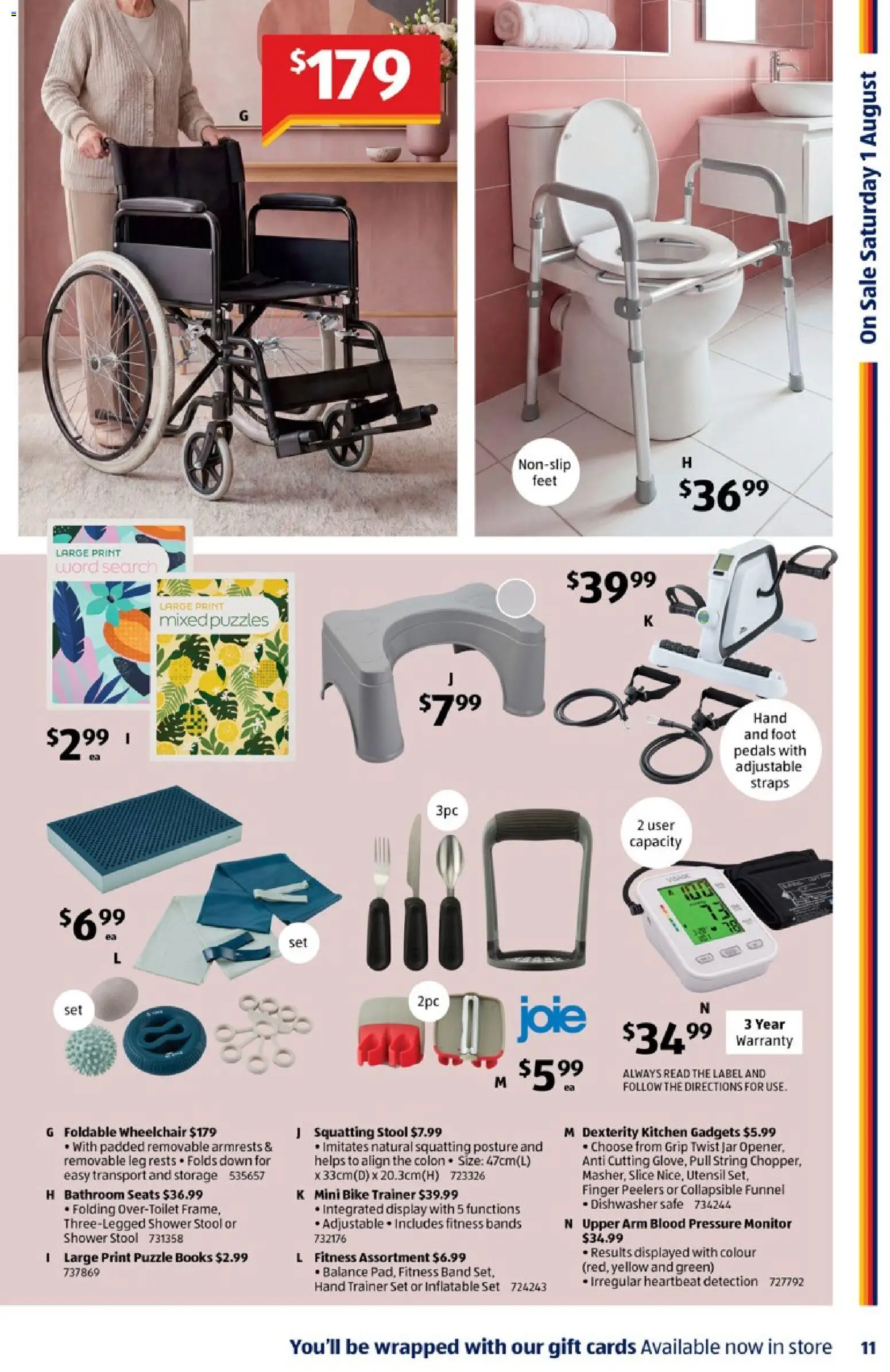 Aldi catalogue - valid from 22/07/2026 | Page: 11 | Products: Shower, Monitor, Safe, Bathroom