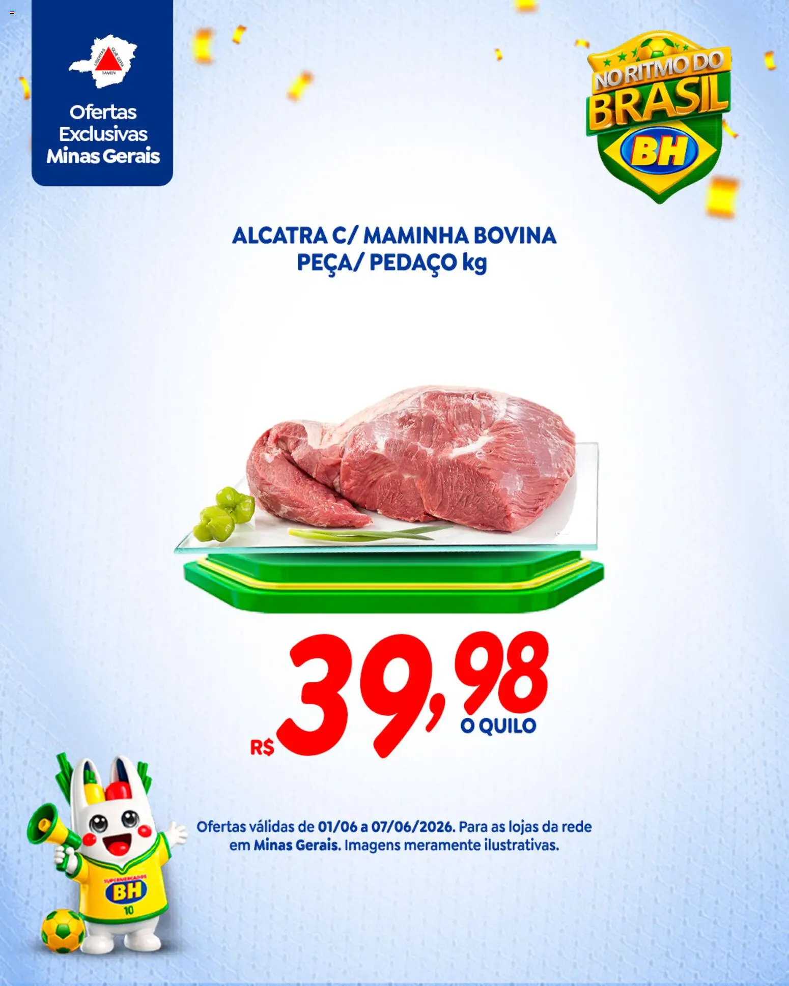 Supermercados BH Folheto - válido de 01.06.2026 | Página: 2 | Produtos: Alcatra, Maminha