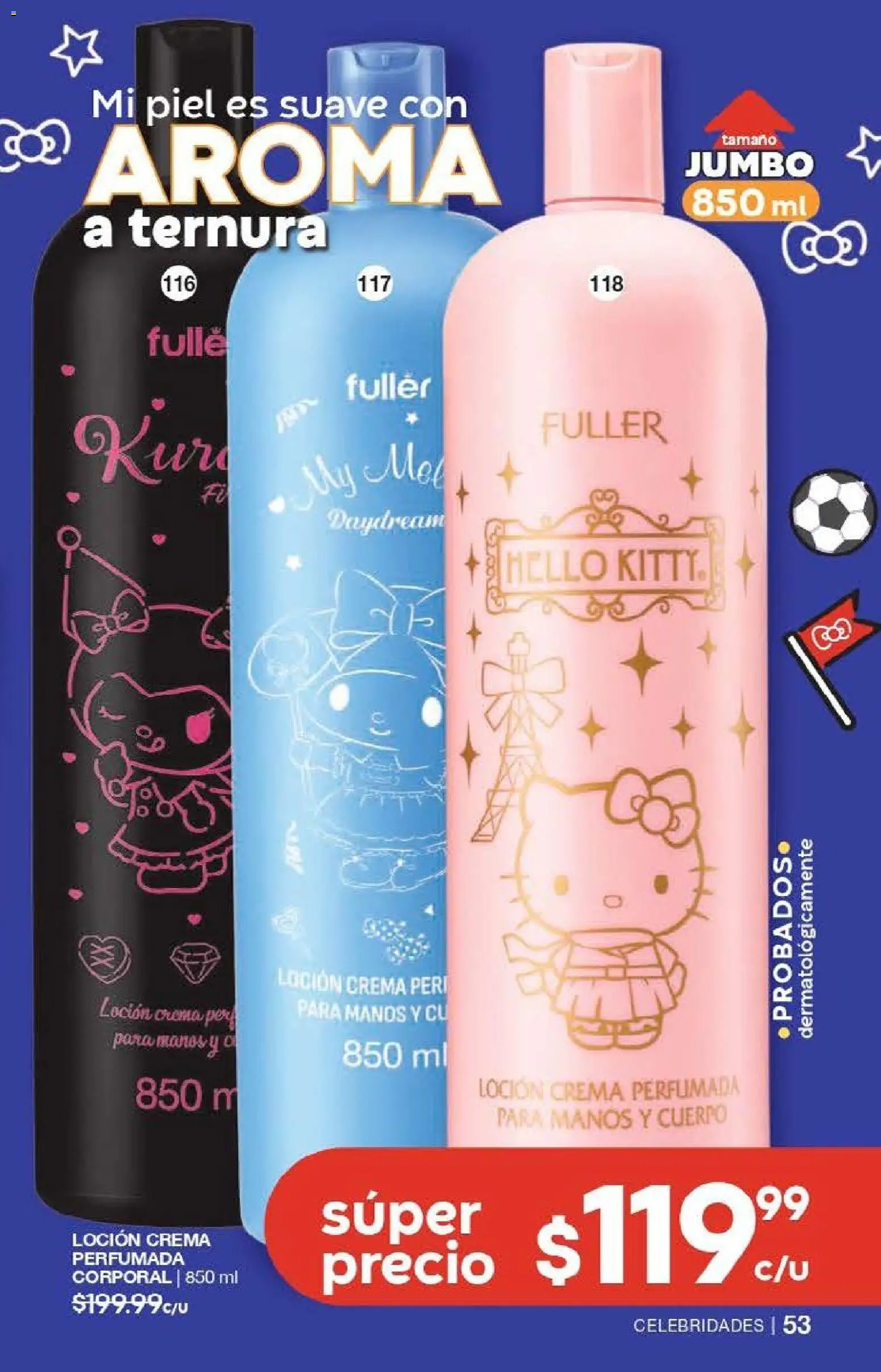 Nuevas ofertas de Fuller válidas en toda la República Mexicana desde el 13.05.2026. ¡Encuentra las mejores ofertas en Fuller campaña 3 2026! | Página: 51 | Productos: Crema, Loción, Crema corporal